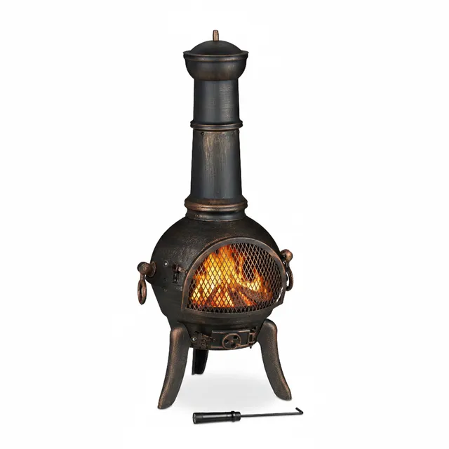 relaxdays-terrassenofen-mit-funkenschutz-bronze-110-x-53-x-44-cm image 1
