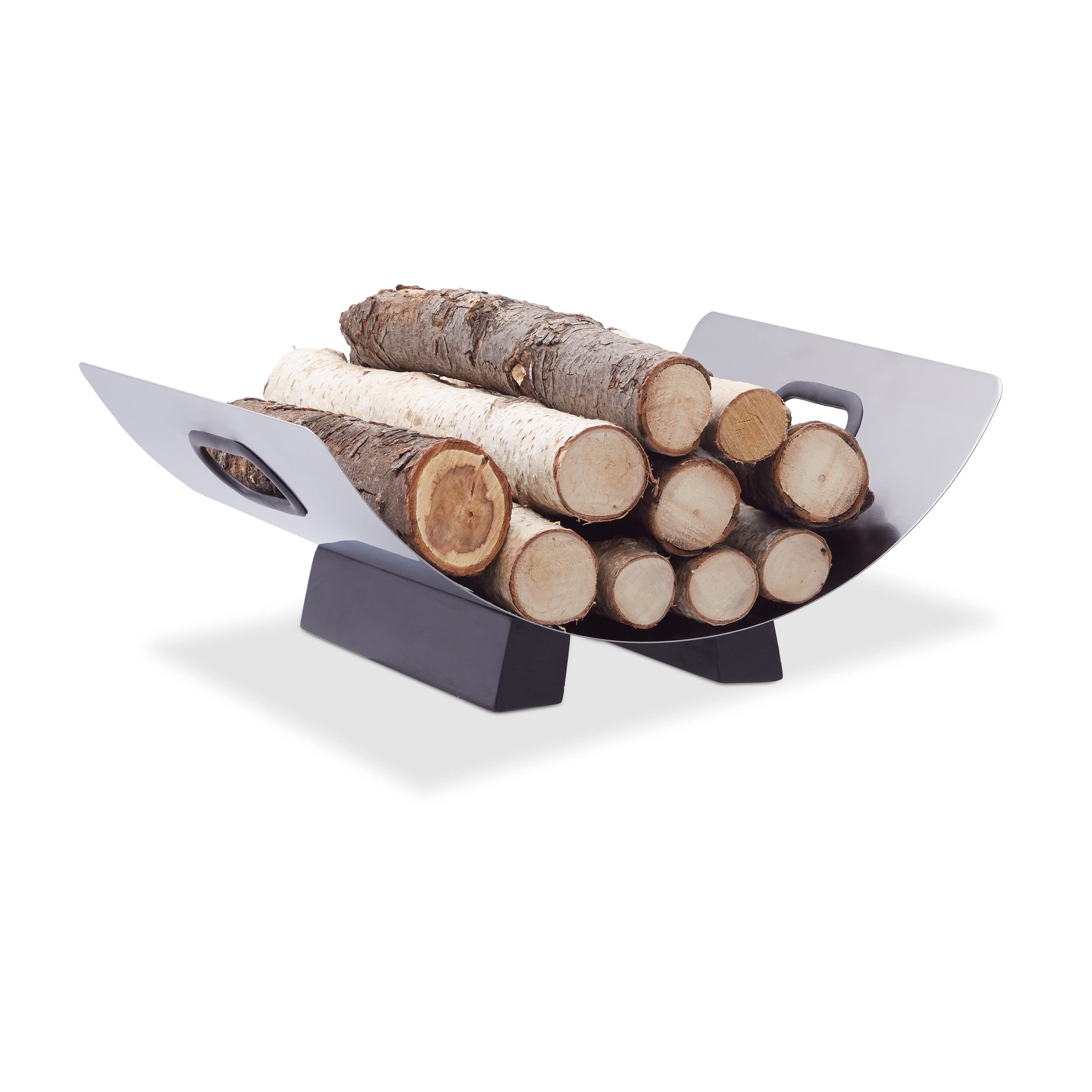 relaxdays-kaminholzkorb-edelstahl-silber-16-x-41-x-33-cm image 1
