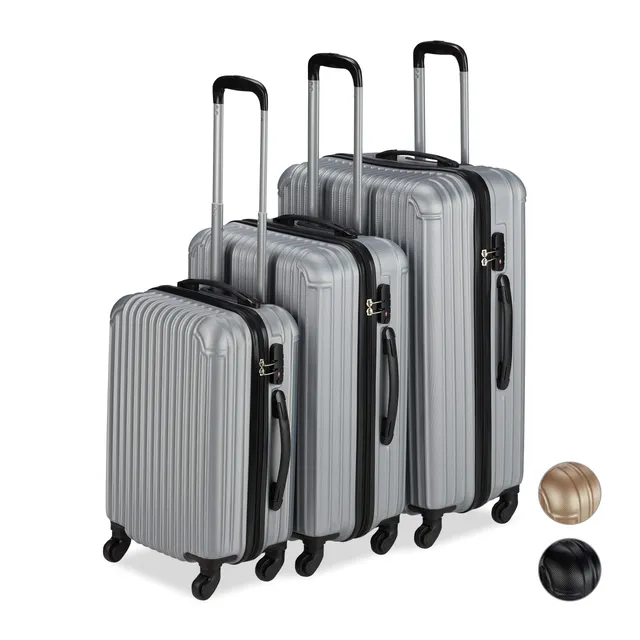 relaxdays-kofferset-3-teilig-hartschale-s-m-l-mit-tsa-schloss-silber image 1