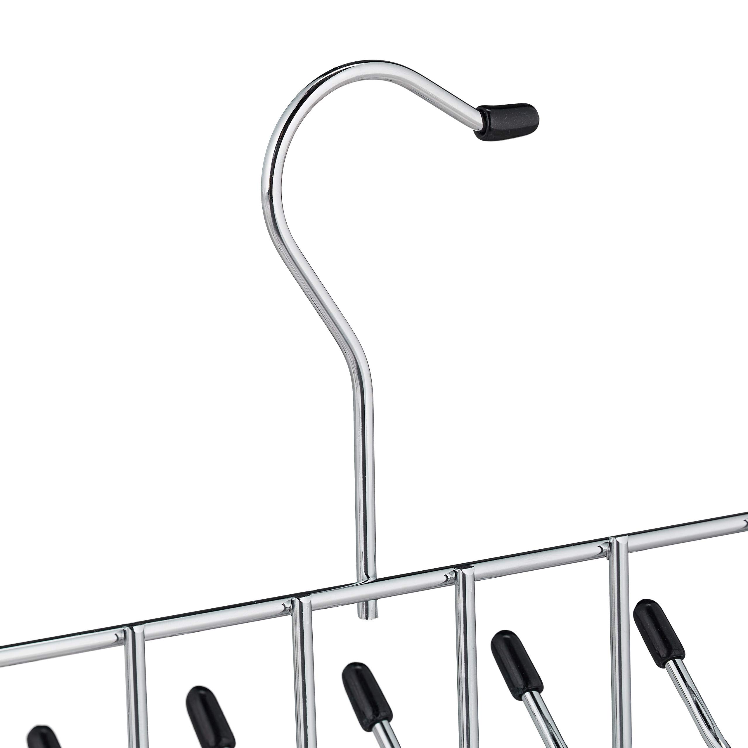 relaxdays-g-rtelhalter-krawattenhalter-metall-mit-12-haken-15x35x4-cm-silber image 6