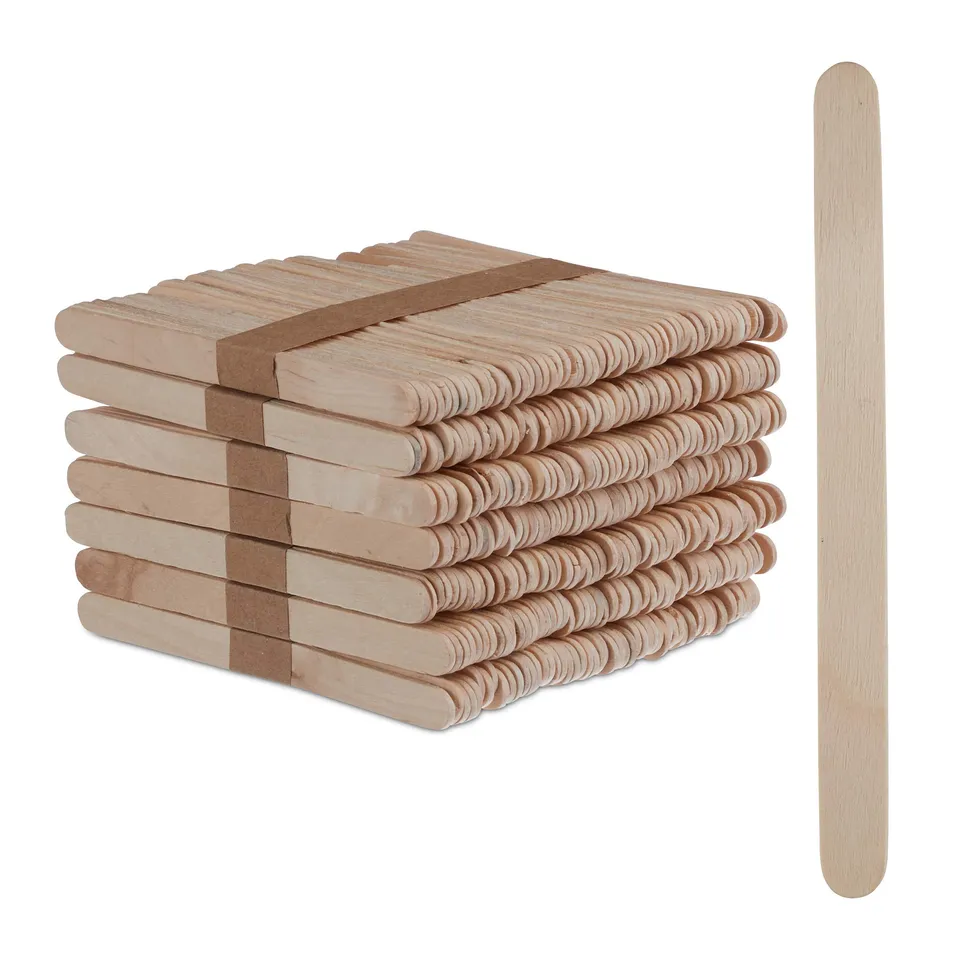 relaxdays-eisstiele-aus-holz-natur-500-st-ck-11-5-x-1-cm image 1