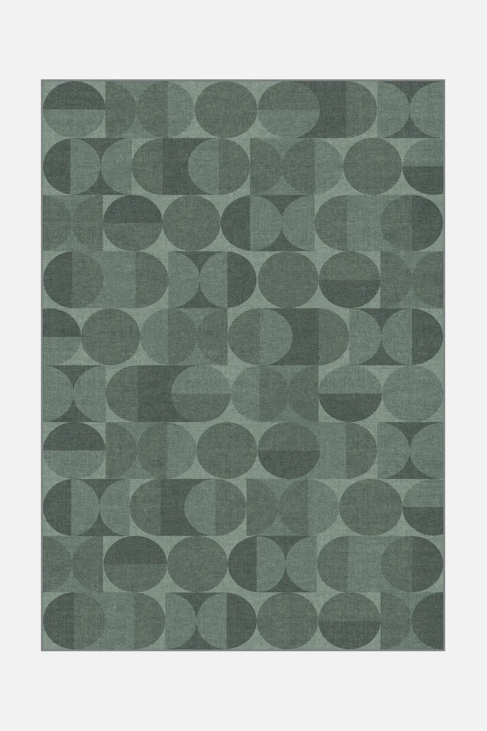 teppana-ronda-waldgr-n-teppich-geometrisch-waschbar image 1