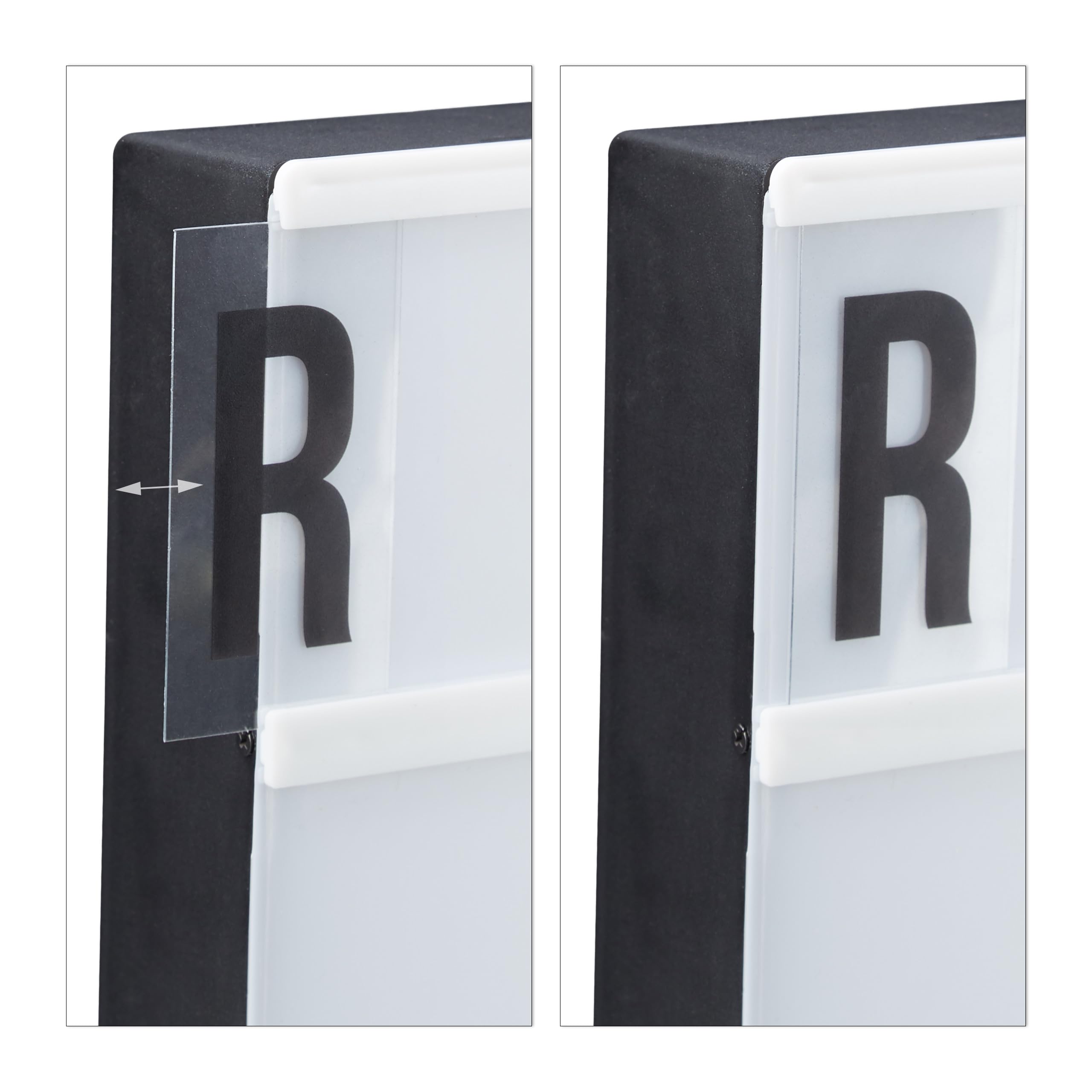 relaxdays-light-box-15x21x4-cm-wei-schwarz-led-leuchtschild-mit-60-zeichen image 7
