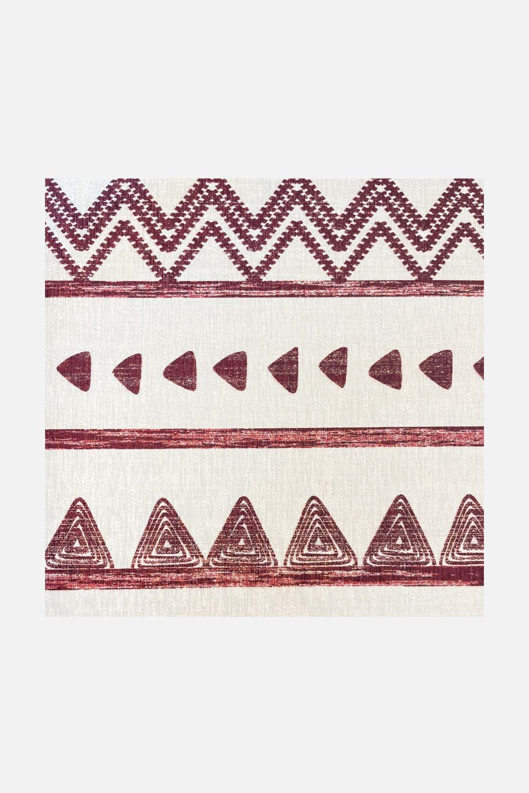 teppana-ikat-maroon-teppich-waschbarer-indoor-teppich image 3