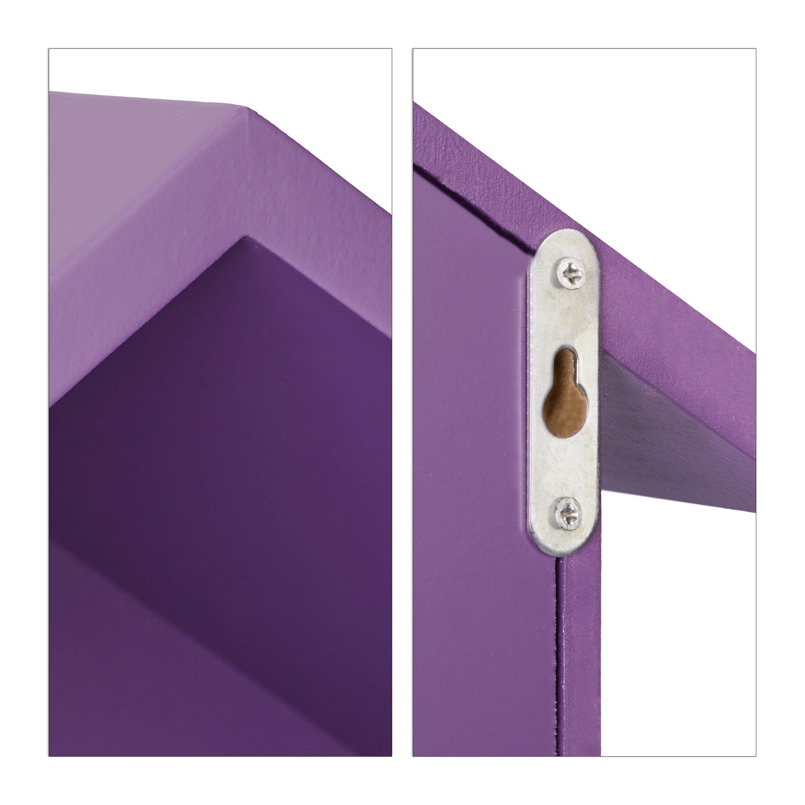 relaxdays-wandregal-hausform-3-f-cher-50-x-53-x-15-cm-violett image 5