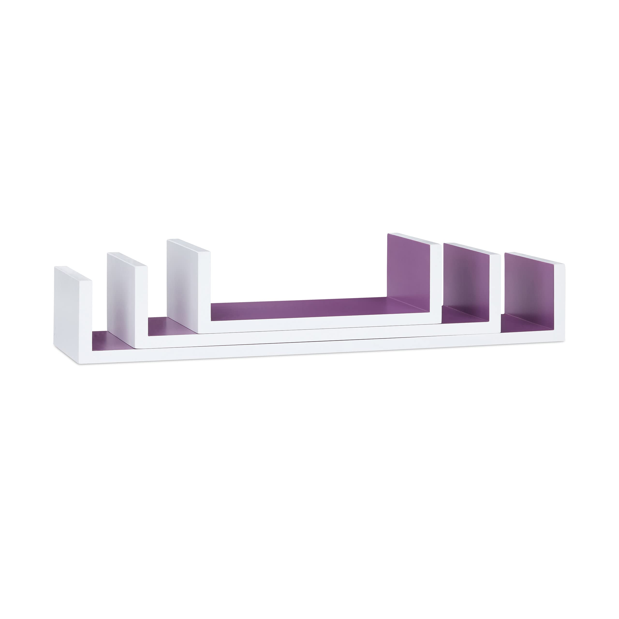 relaxdays-wandregal-3er-set-u-form-freischwebend-15-cm-tiefe-wei-violett image 4