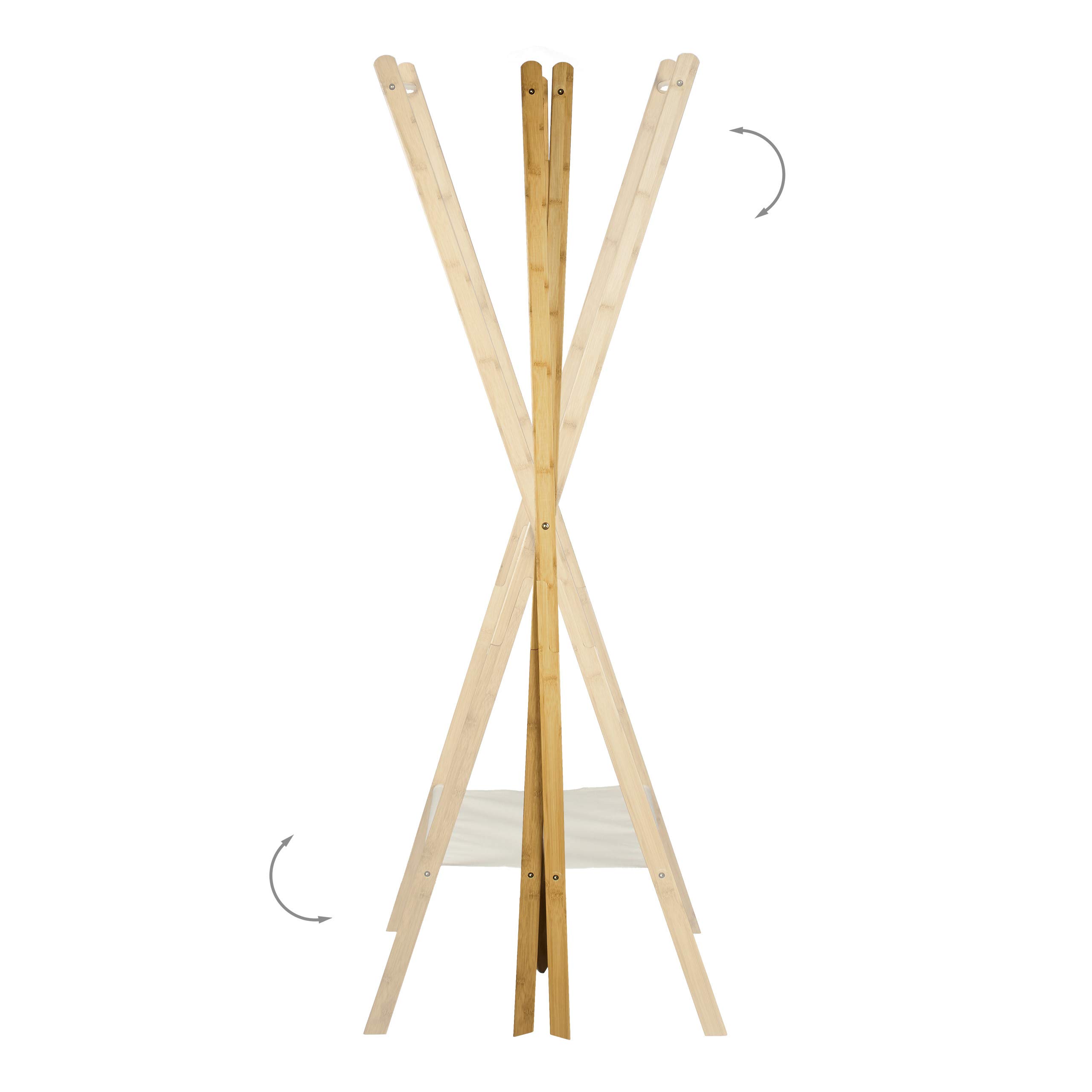 relaxdays-kleiderst-nder-bambus-155-5x50x57-5-cm-natur-klappbar image 5