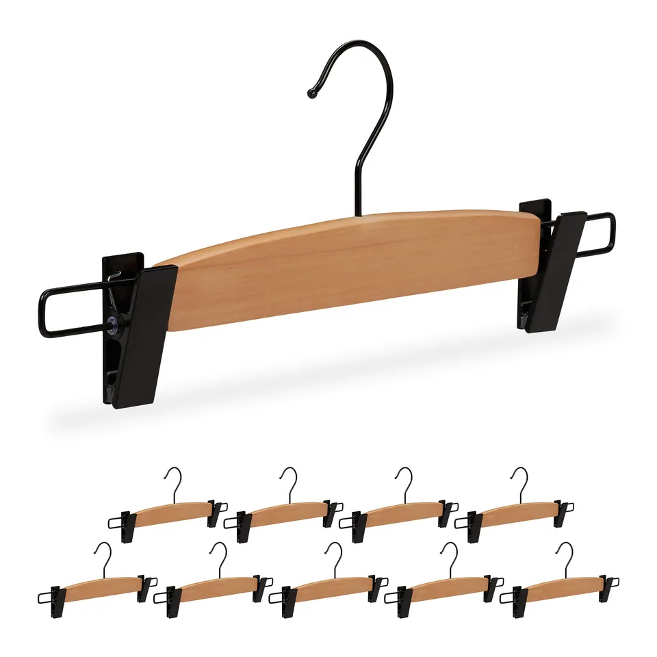 relaxdays-hosenb-gel-mit-klammer-10er-set-l-35-5-cm-natur-schwarz image 1