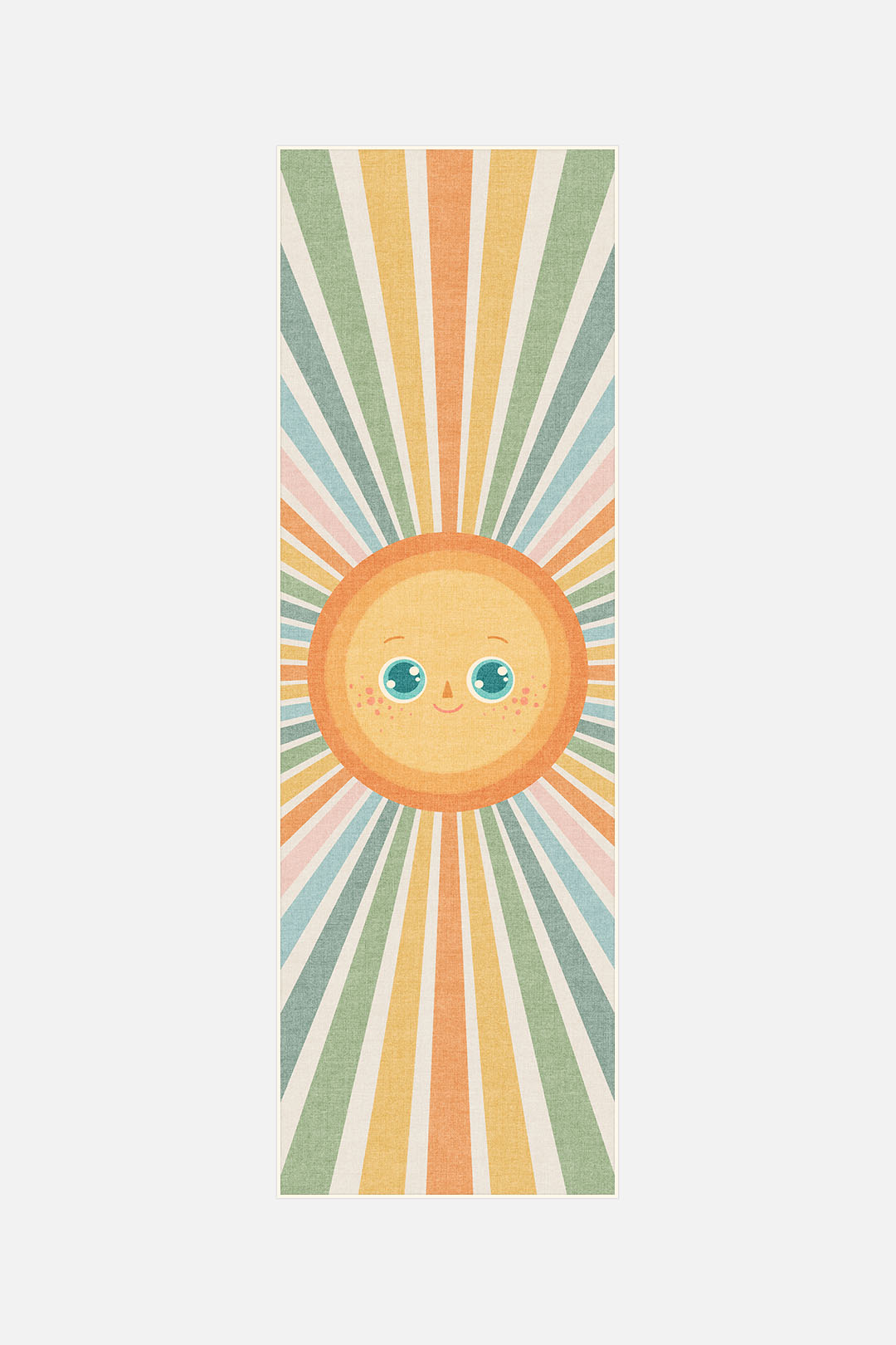 teppana-sonne-bunt-teppich-waschbarer-kinder-teppich-gelb-orange image 5