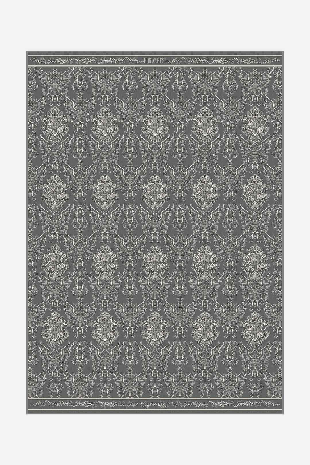 teppana-harry-potter-damast-schiefer-teppich-waschbarer-indoor-teppich image 1