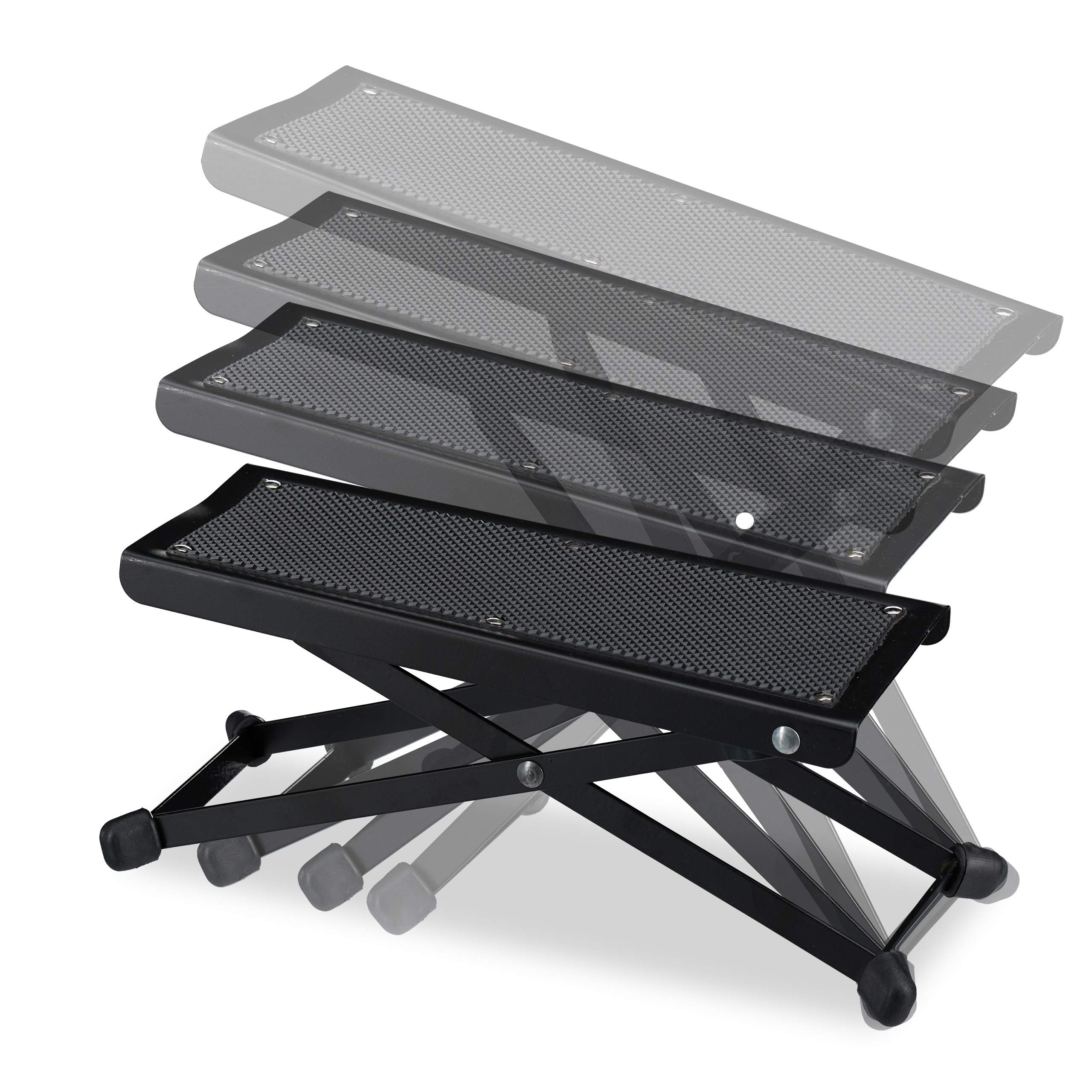 relaxdays-gitarren-fu-bank-faltbar-schwarz-4-h-hen image 6