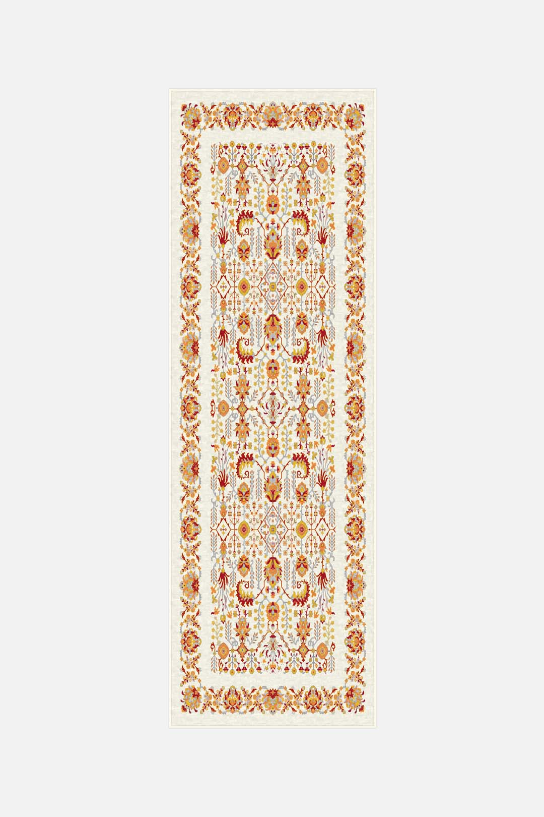 teppana-fleur-rot-teppich-waschbarer-indoor-teppich image 5