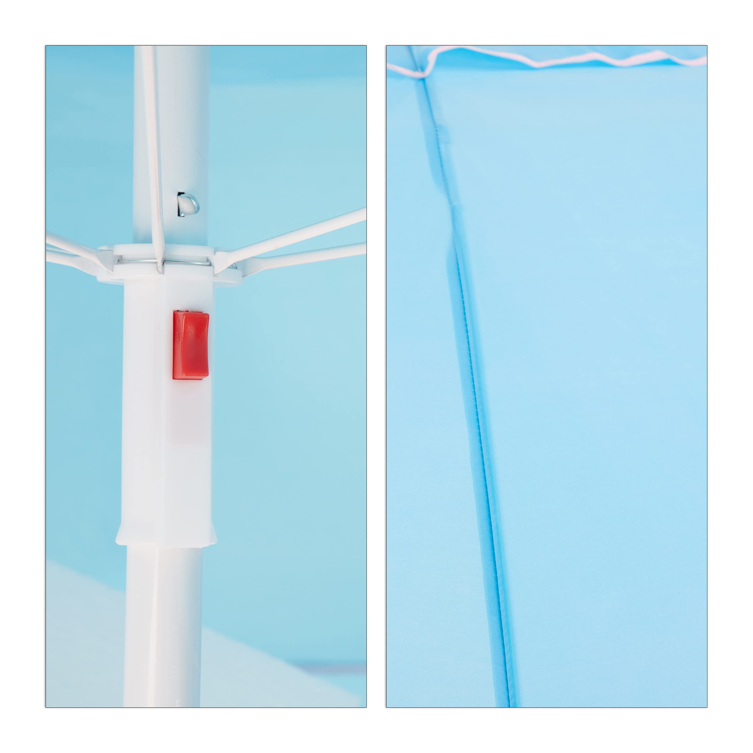 relaxdays-2-in-1-sonnenschirm-strandmuschel-blau-210x180-cm image 8