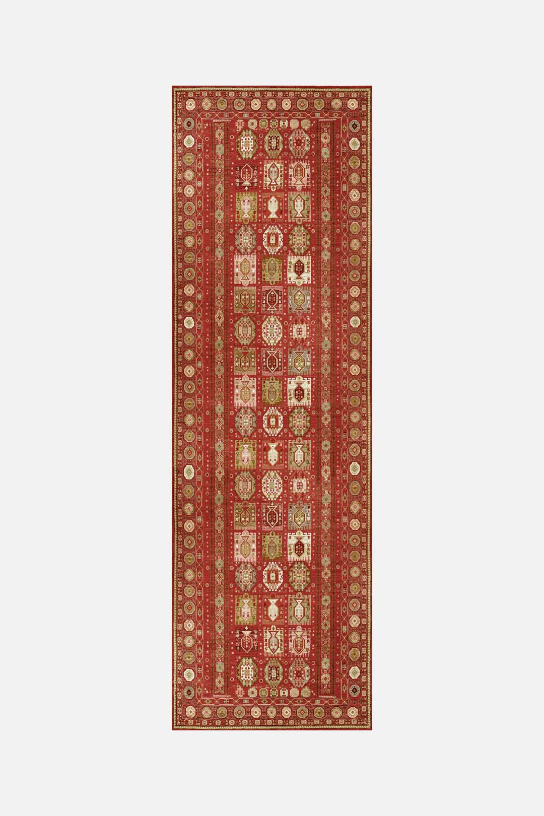 teppana-soraya-rubin-teppich-waschbarer-orient-teppich-rot-klassisch image 5