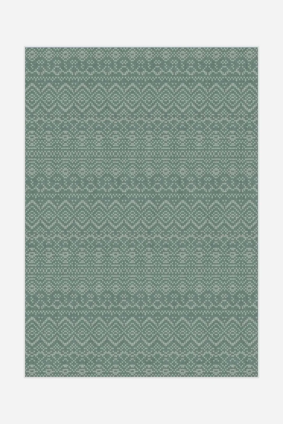 teppana-skandiliebe-tanne-waschbarer-teppich-geometrisch-gr-n-grau image 1