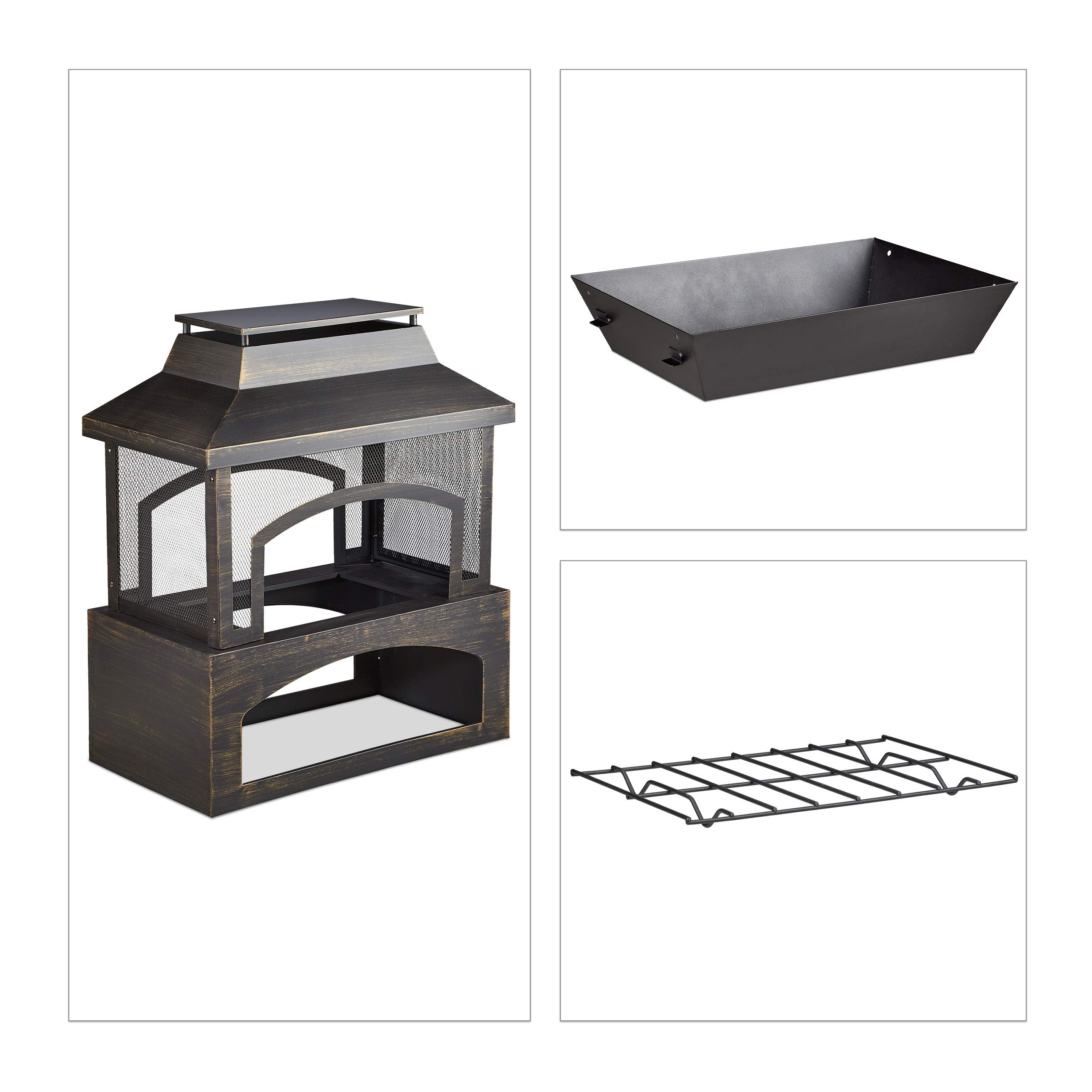 relaxdays-gartenkamin-stahl-terrassenofen-98x82x45-cm-schwarz image 5