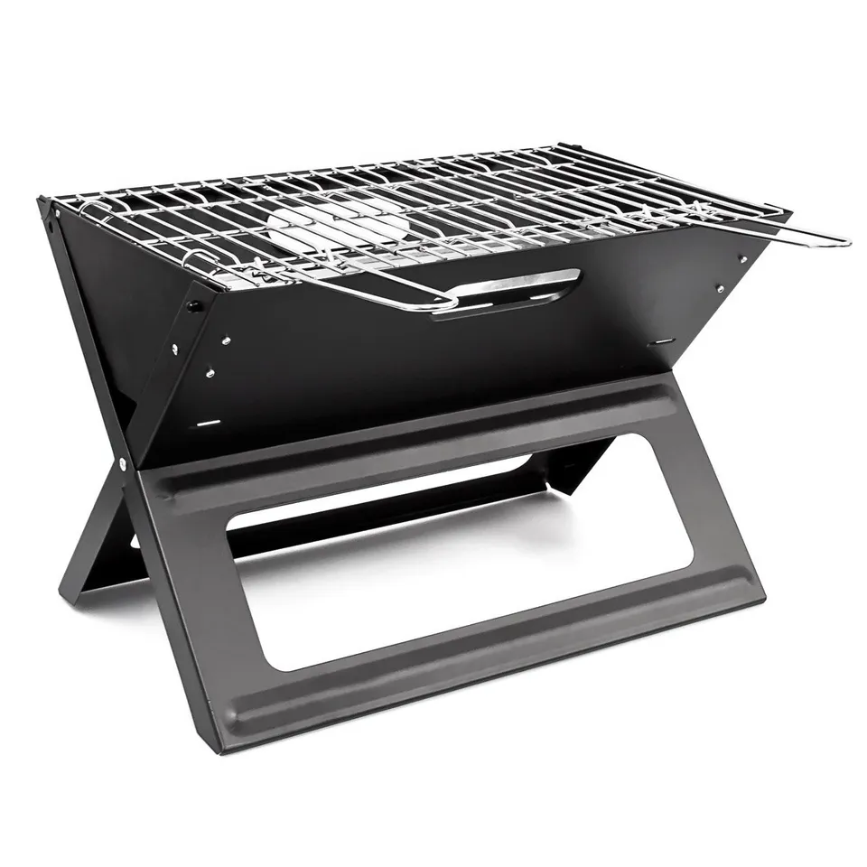 relaxdays-klappgrill-tragbar-mit-rost-und-kohleschale-30-5-x-30-x-45-5-cm-schwar image 1