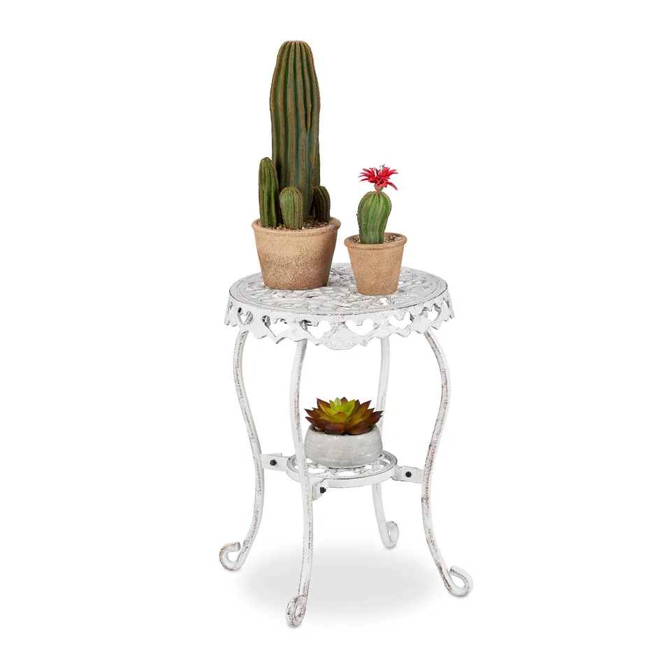 relaxdays-blumenhocker-gusseisen-rund-41x36-5-cm-wei-antik image 1