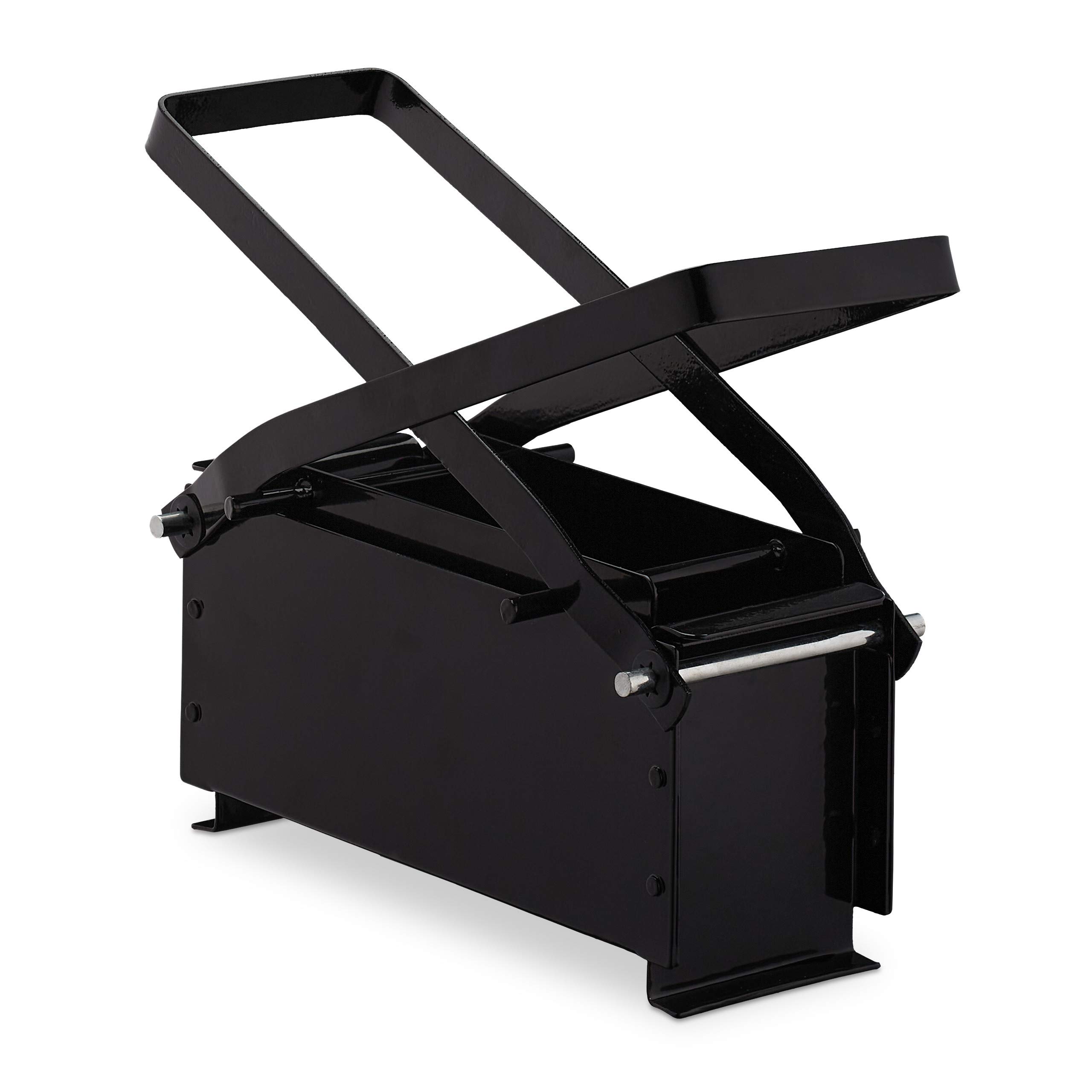 relaxdays-papierbrikettpresse-stahl-manuelle-presse-f-r-papierbriketts-12x26x9-c image 1