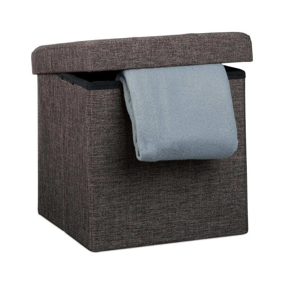 relaxdays-sitzhocker-faltbar-sitzcube-leinen-mit-stauraum-40-l-38-x-38-x-38-cm-b image 1