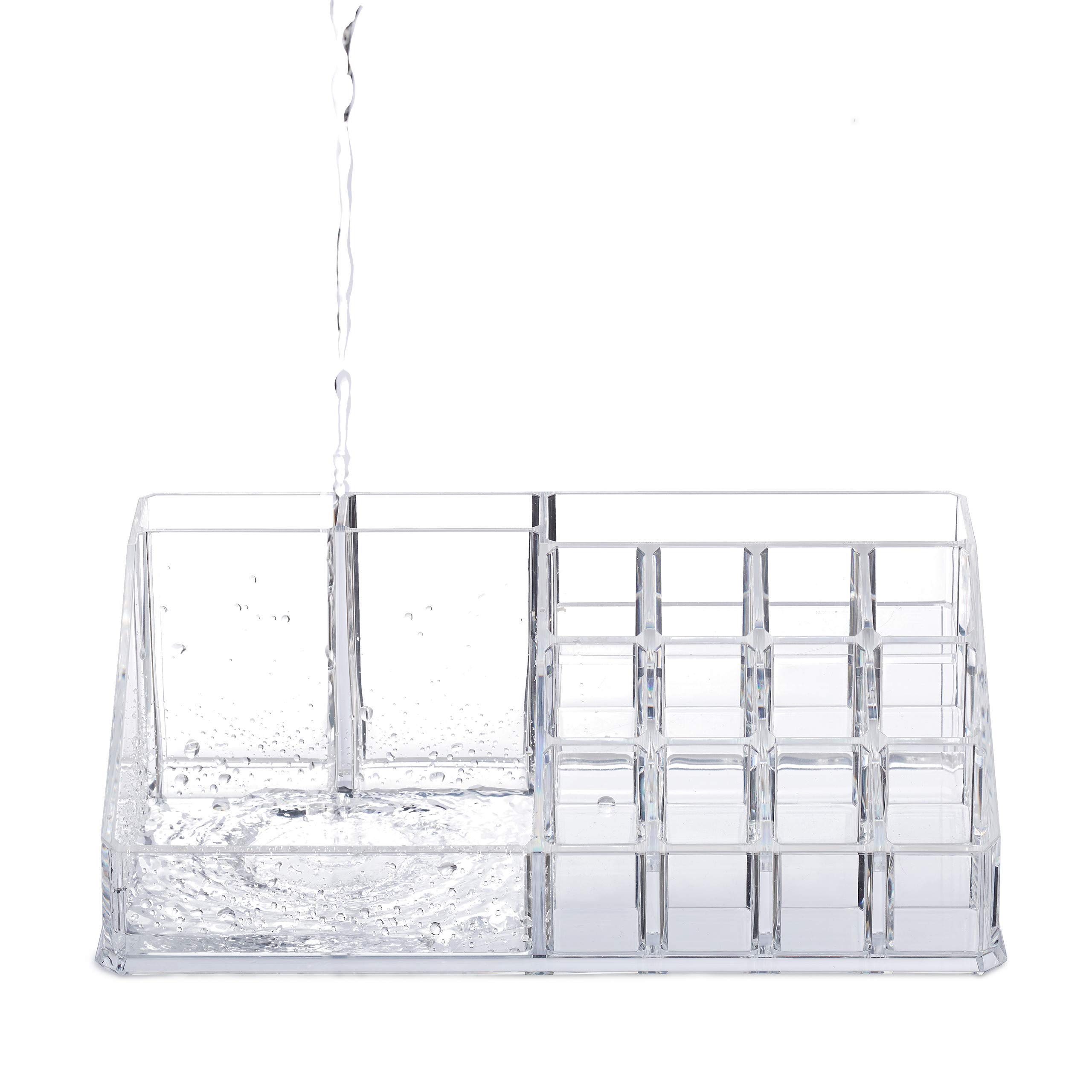 relaxdays-kosmetikorganizer-aus-acryl-transparent image 5