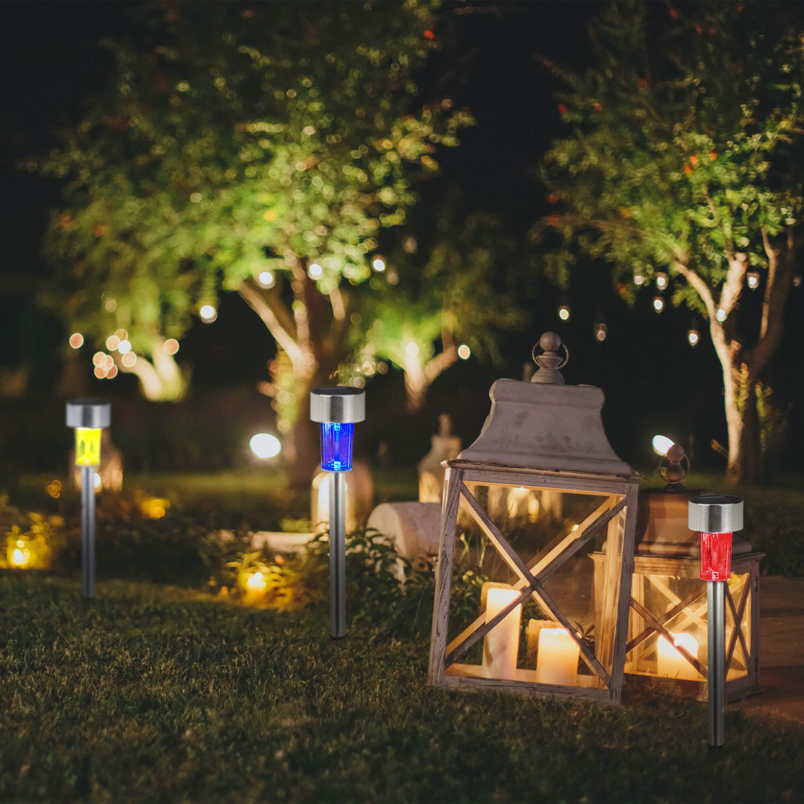 relaxdays-solarleuchte-led-10er-set-farbwechsel-edelstahl-silber-37x5-5-cm image 3