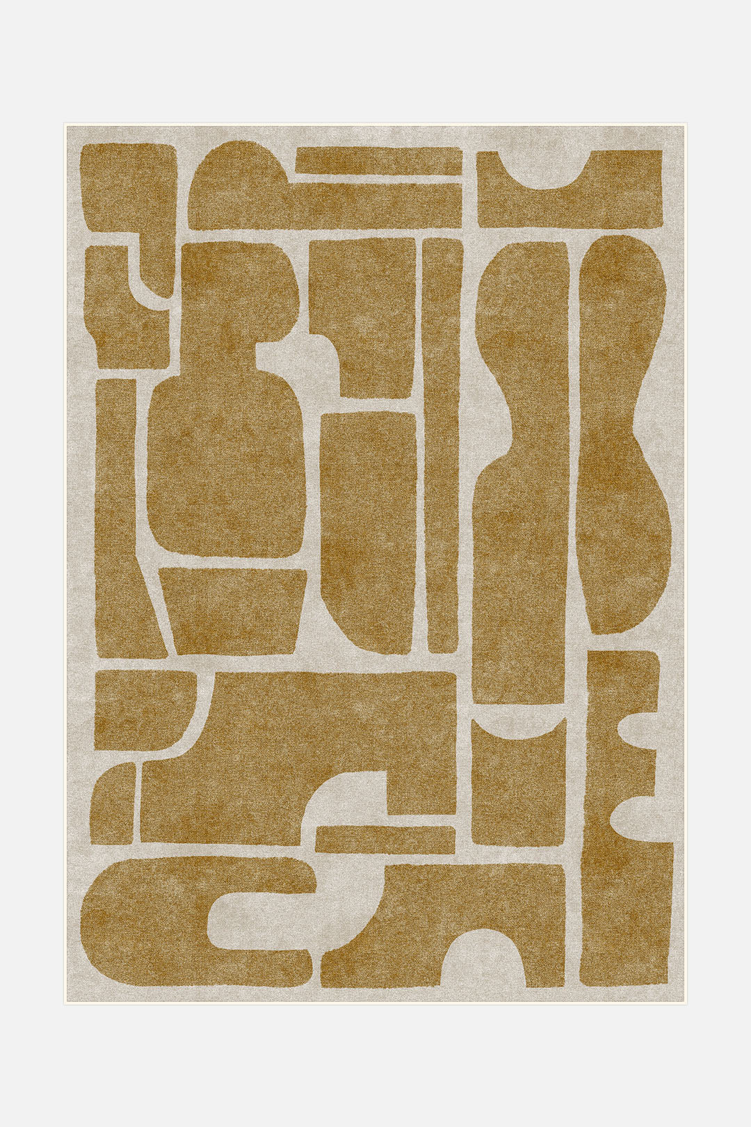 teppana-tilda-senfgelb-teppich-waschbar image 1