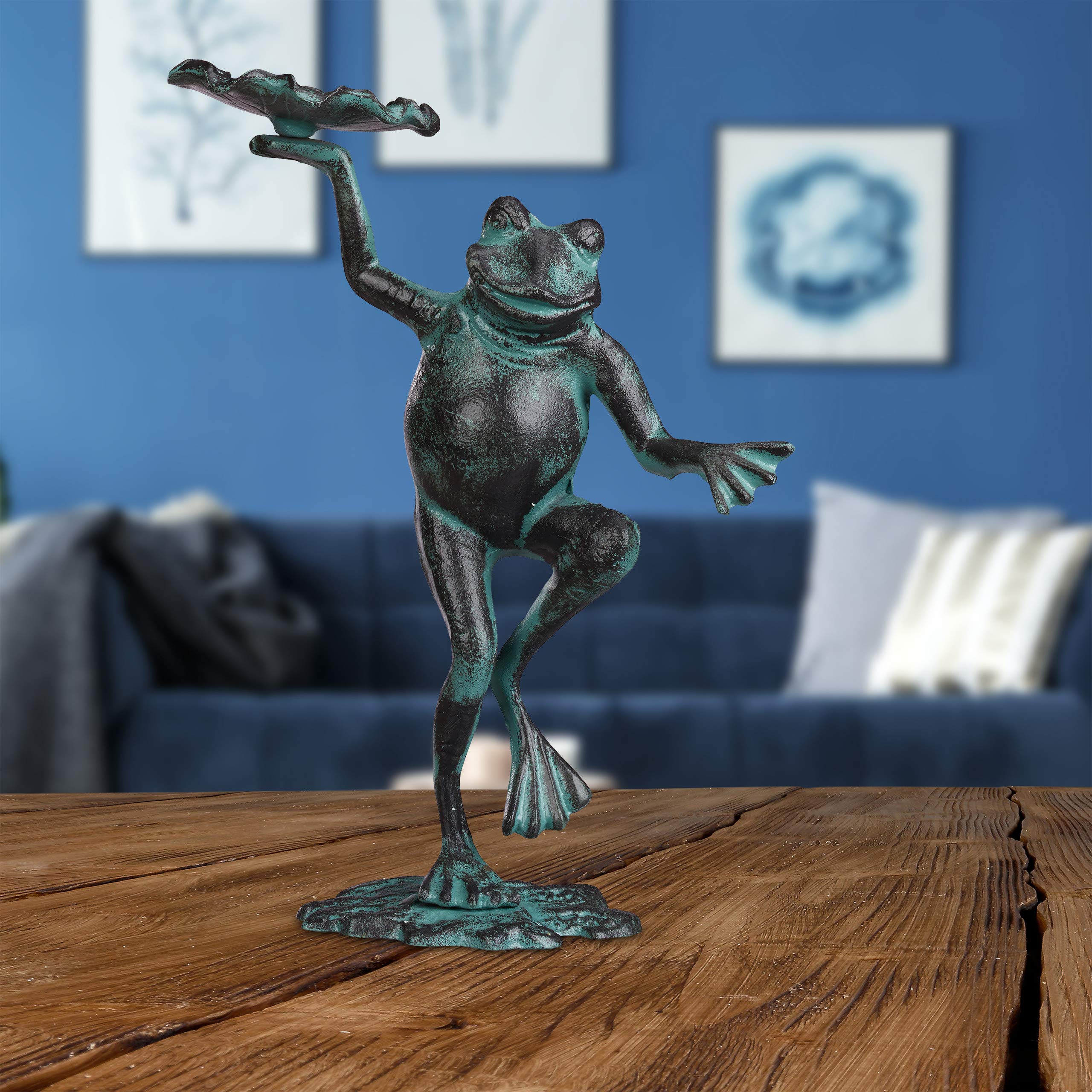 relaxdays-gartenfigur-frosch-gr-e-m-aus-gusseisen-gr-n image 5