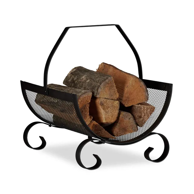 relaxdays-kaminholzkorb-schwarz-metall-40-x-33-x-38-cm image 1