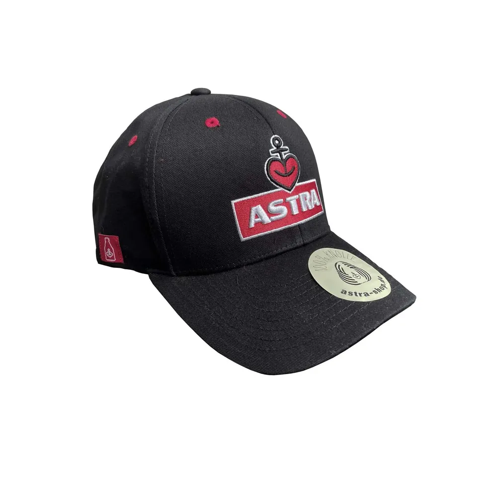 astra-basecap-snapback-cap-mit-logo-stickerei-verstellbar image 1