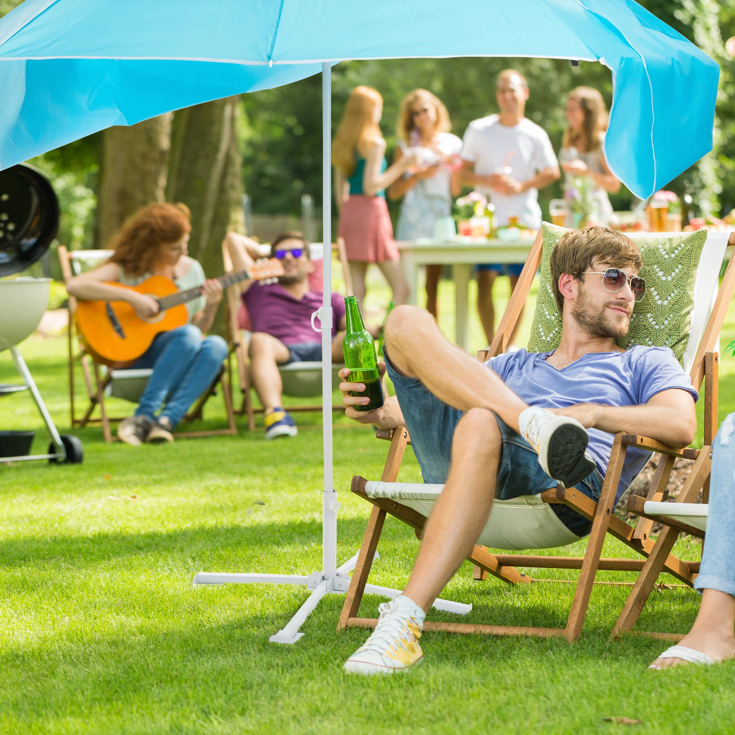 relaxdays-2-in-1-sonnenschirm-strandmuschel-blau-210x180-cm image 5