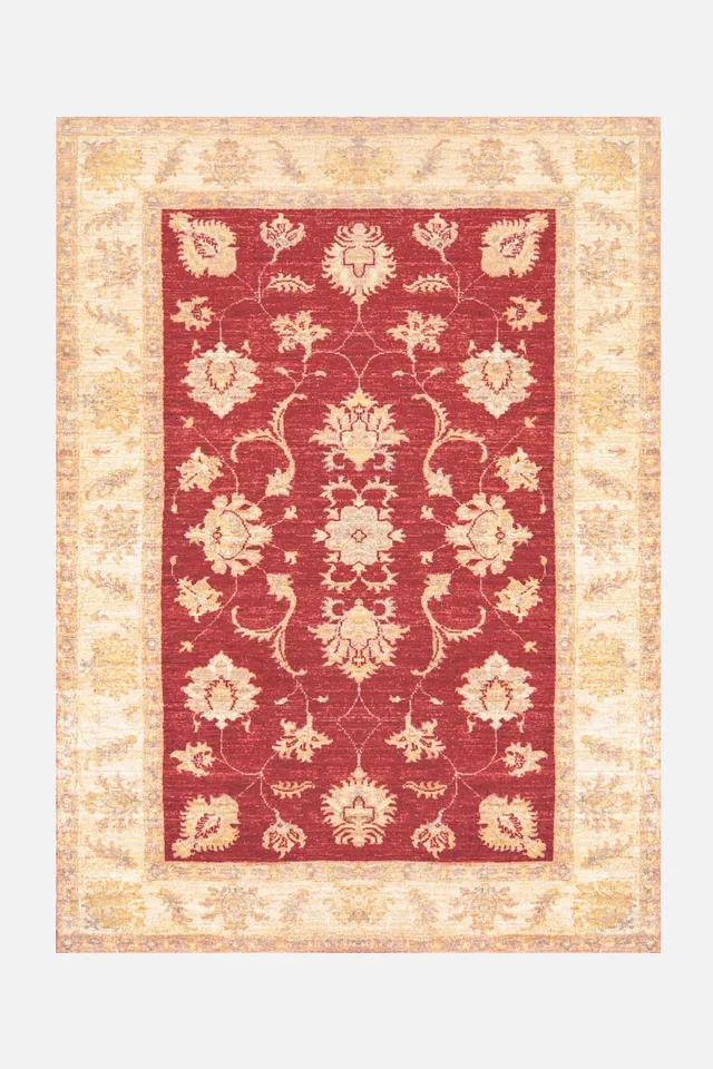 teppana-bahar-rot-teppich-waschbarer-perser-indoor-teppich image 1