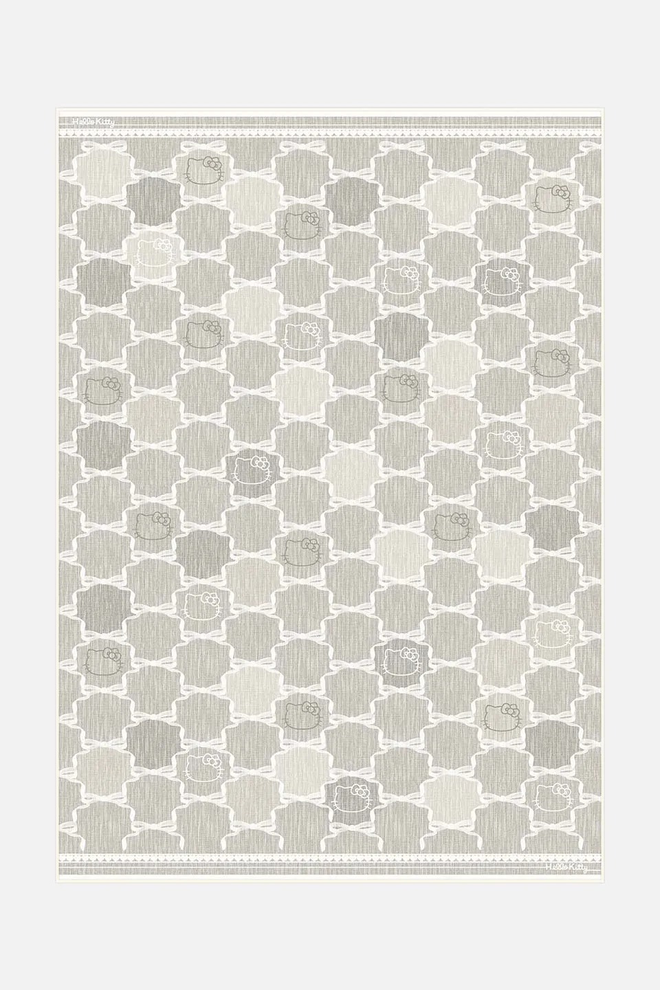 teppana-hello-kitty-trellis-taupe-teppich image 1
