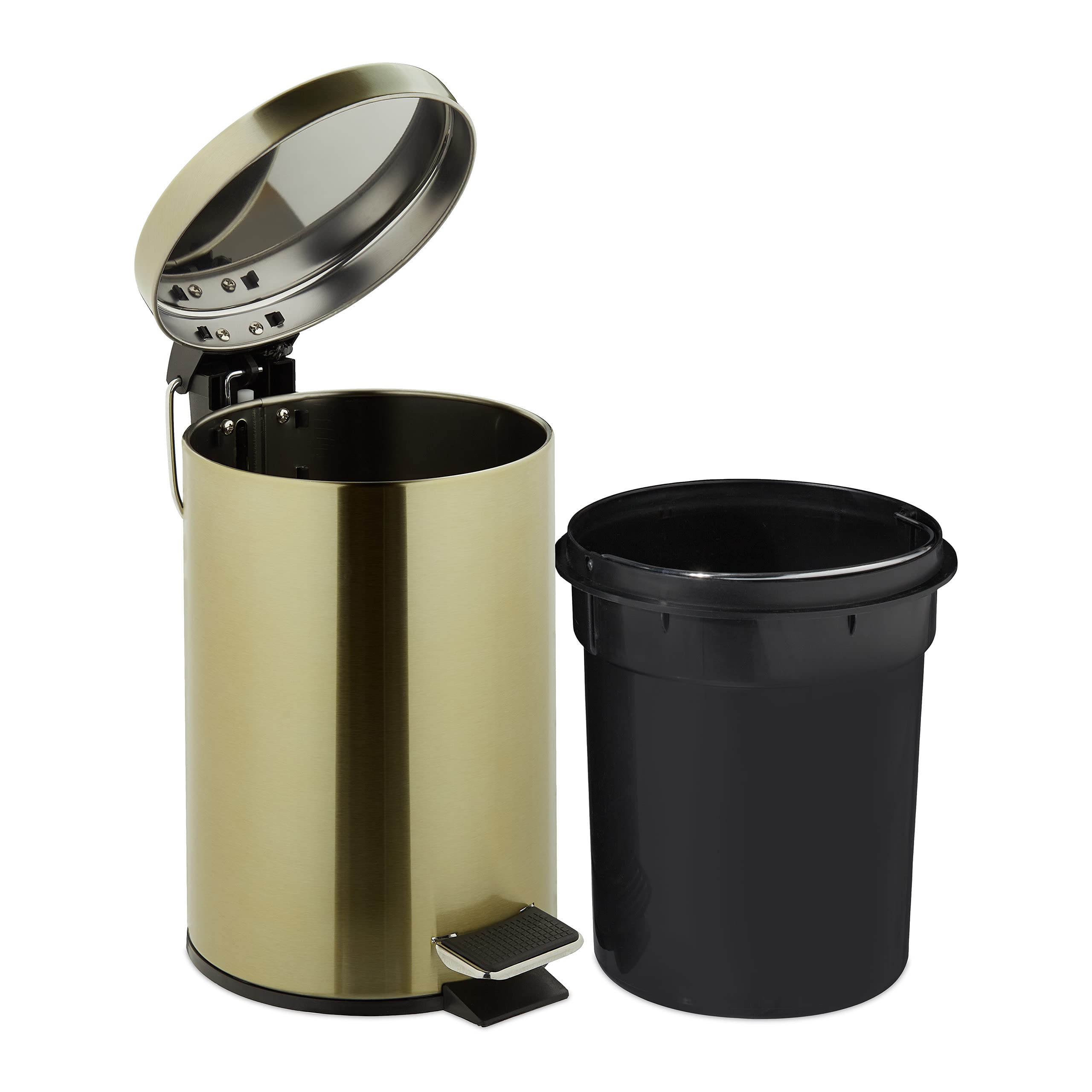 relaxdays-kosmetikeimer-3-liter-edelstahl-treteimer-gold image 6