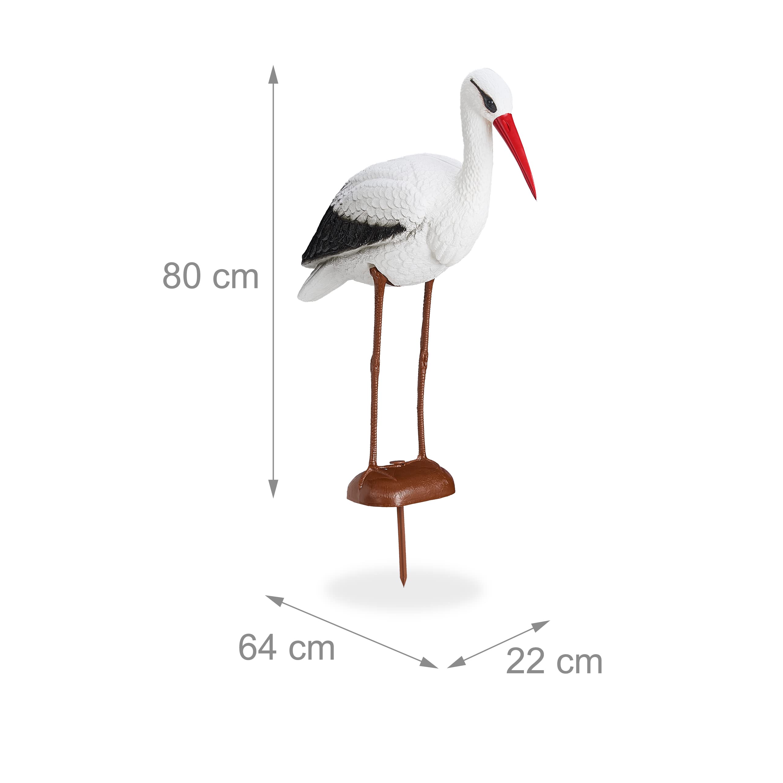 relaxdays-gartenfigur-storch-wei-rot-80-x-22-x-64-cm image 4