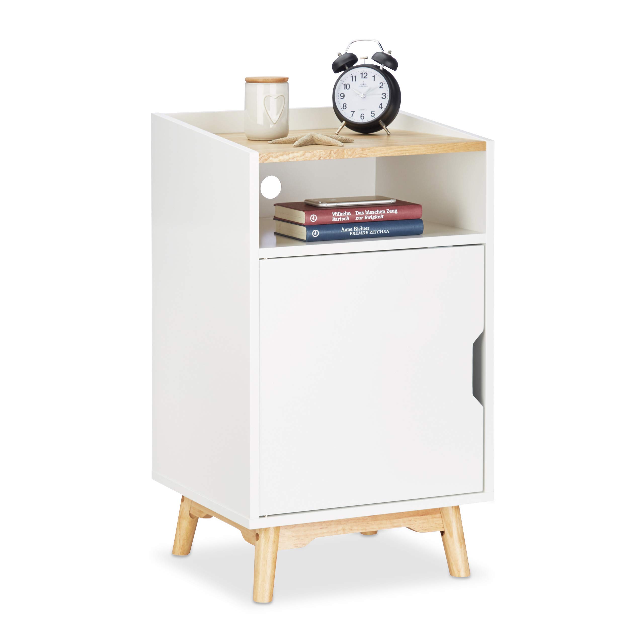 relaxdays-nachttisch-wei-mit-holzbeinen-skandinavischer-betttisch-50-x-43-x-40-c image 8