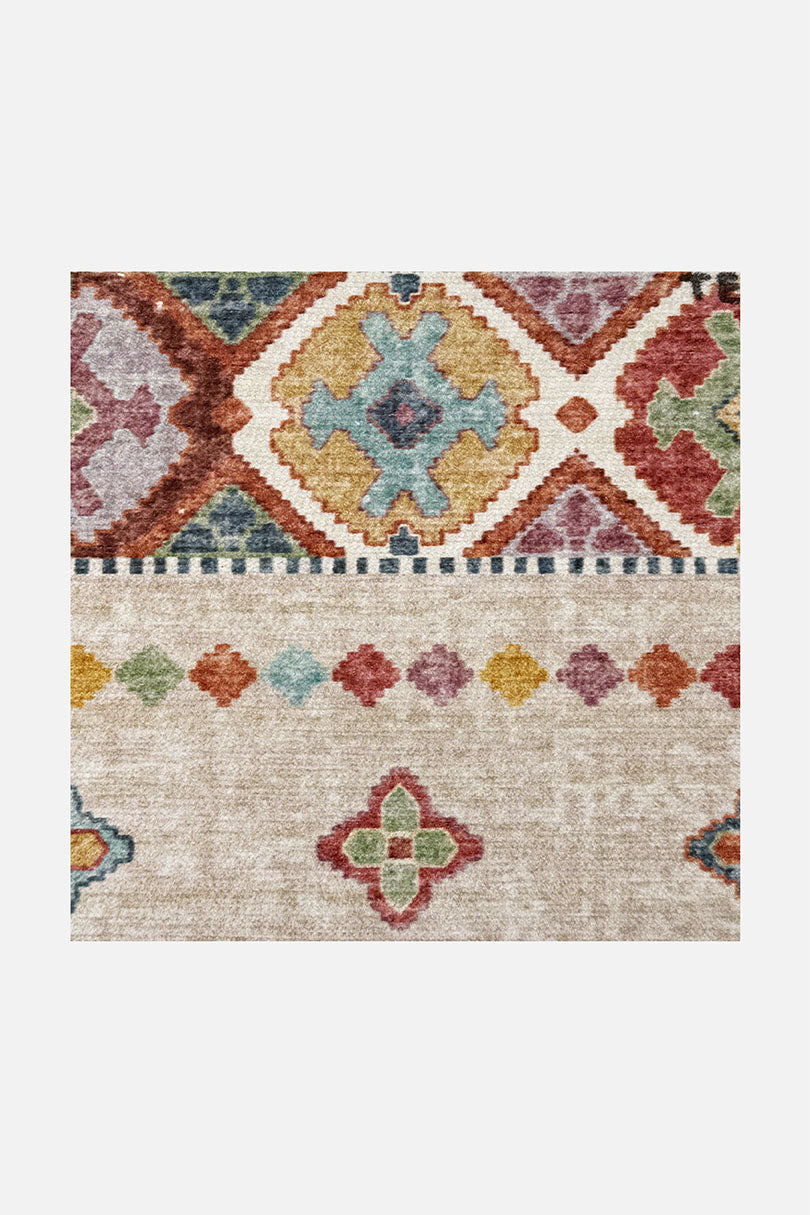 teppana-leila-bunt-teppich-mehrfarbig-waschbarer-boho-teppich image 3