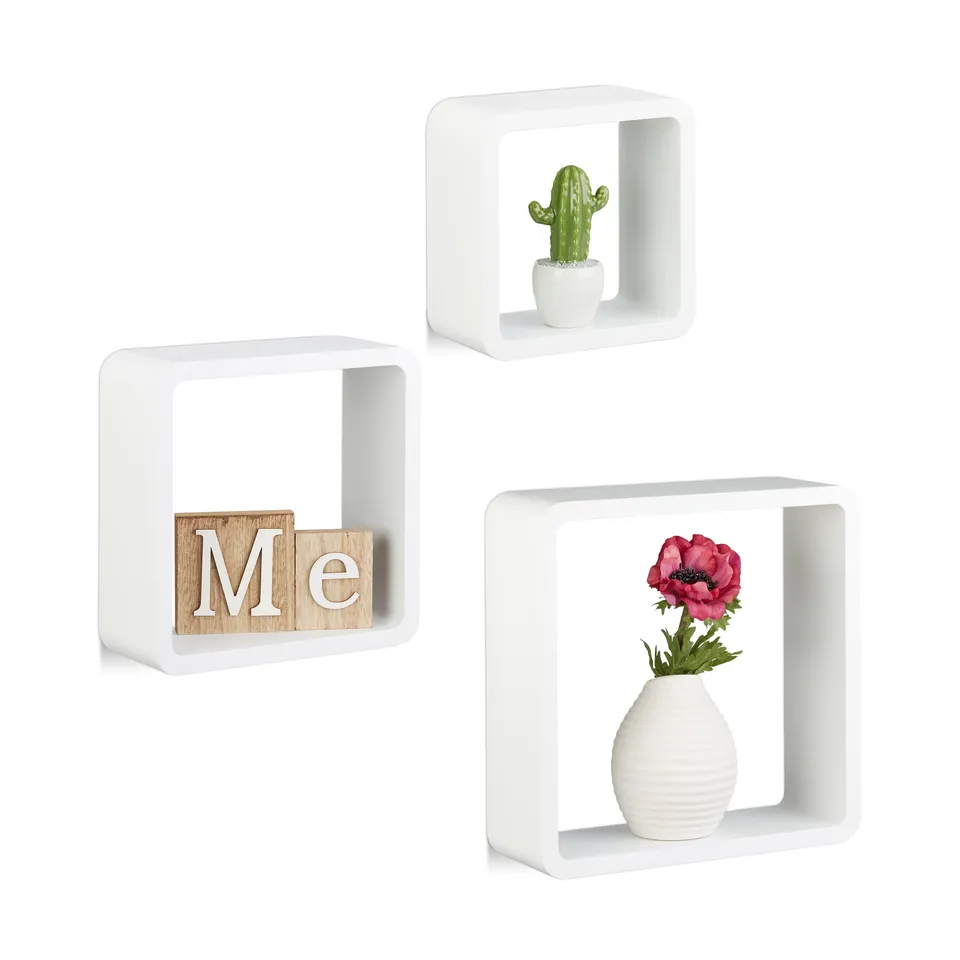 relaxdays-h-ngeregal-cube-3er-set-mdf-wei-20-25-30-cm image 1