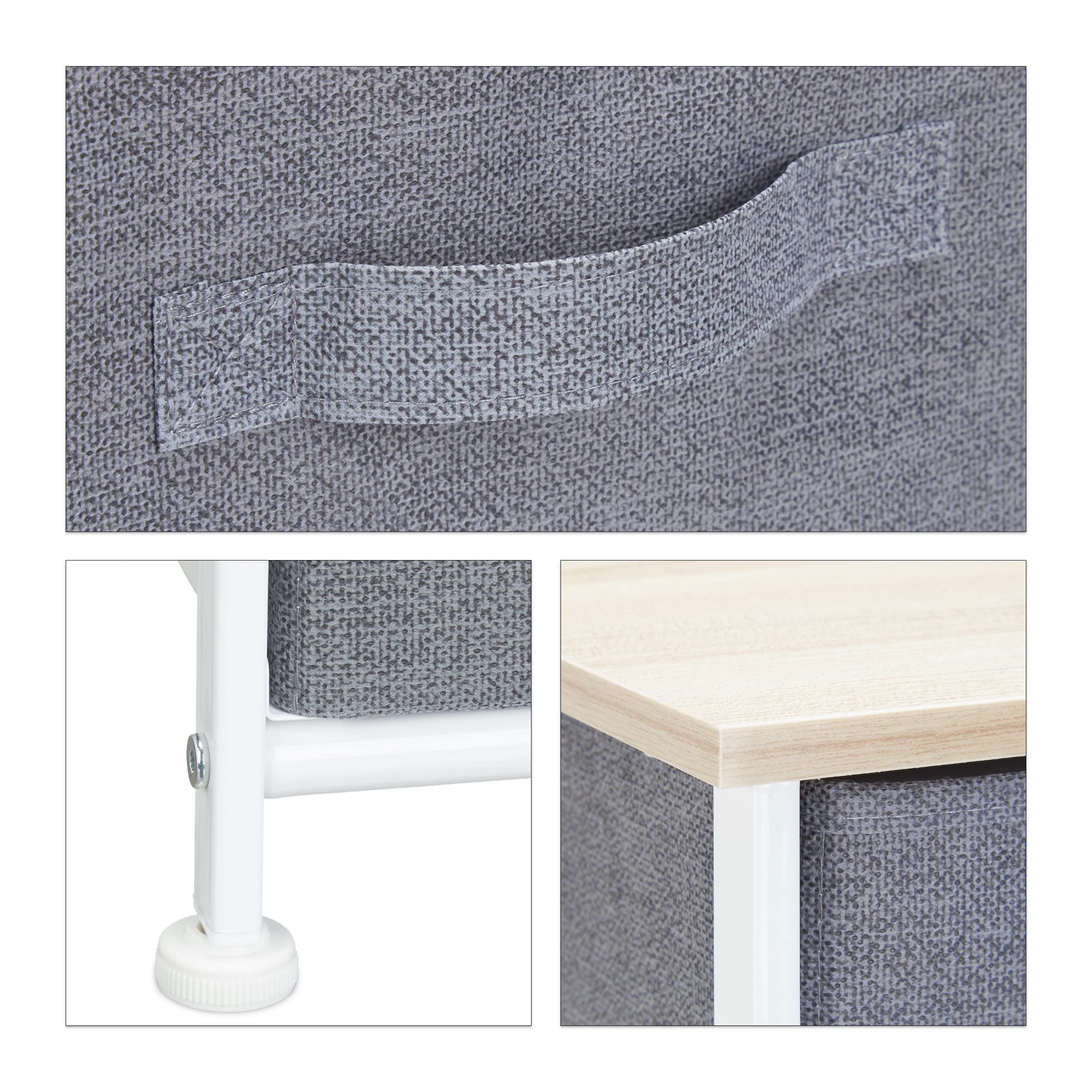 relaxdays-regalsystem-4-stoff-schubladen-grau-76-x-20-x-48-cm image 7