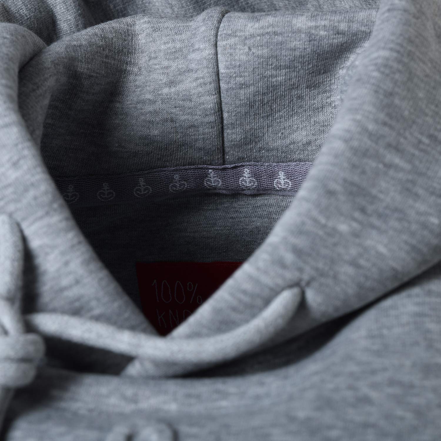 astra-hoodie-unisex-mit-herzanker-motiv-und-kapuze-grau image 6