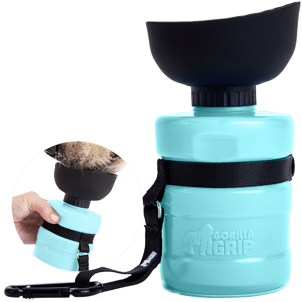 gorilla-grip-pet-water-bottle-trinkflasche-mit-napf image 3