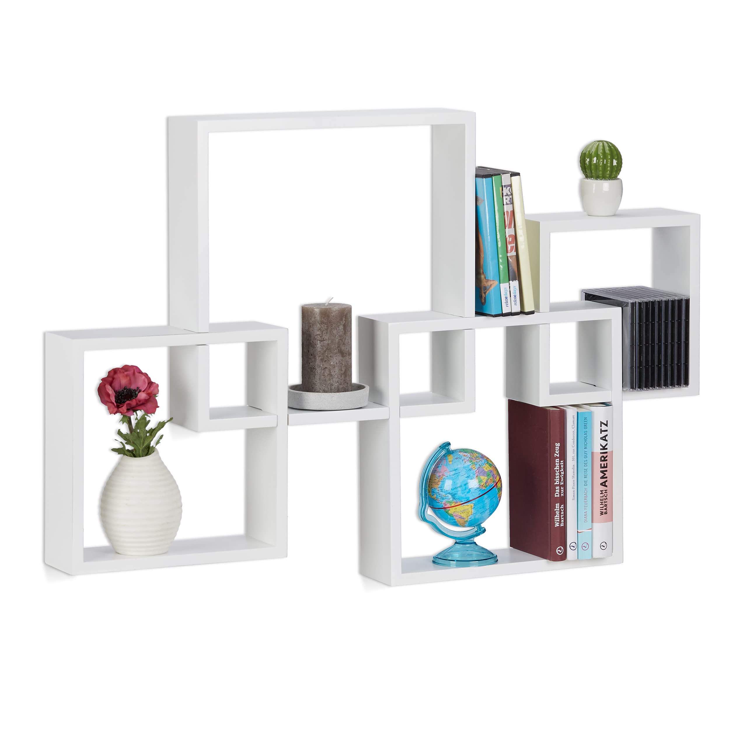 relaxdays-w-rfelregal-4er-set-wei-cube-wandboard-freischwebend-mdf image 1