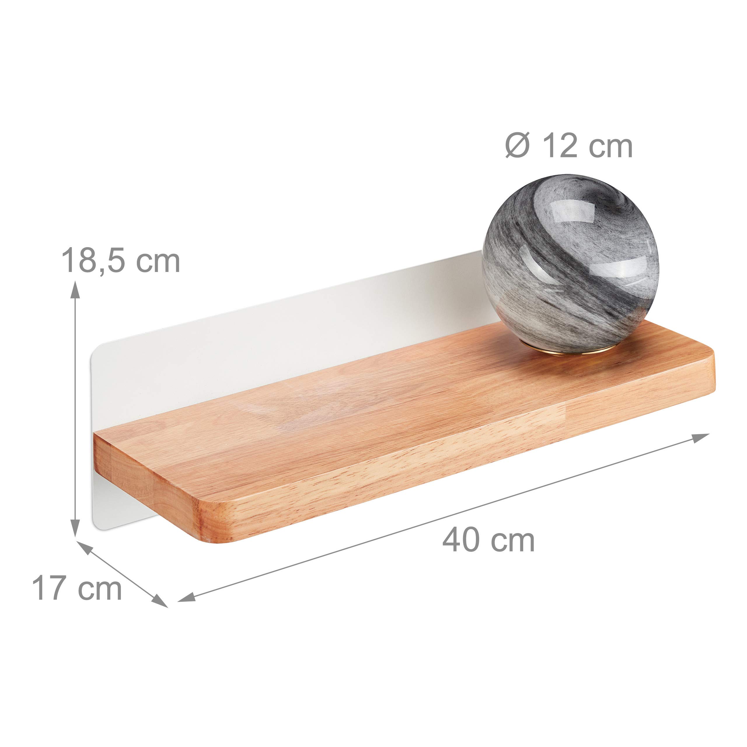 relaxdays-wandregal-holz-glas-mit-usb-und-wandlampe-natur-grau image 3