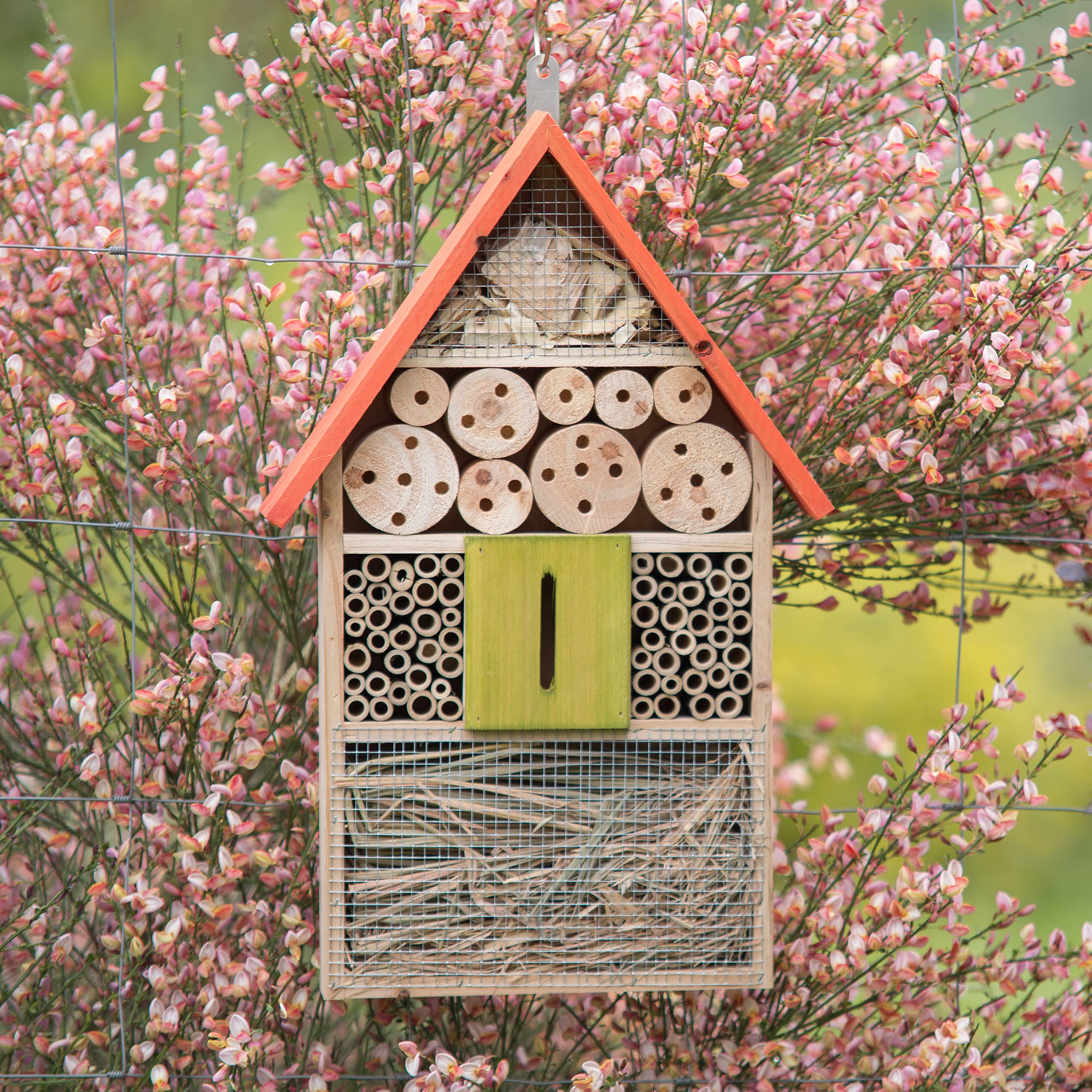 relaxdays-insektenhotel-6-kammern-zum-aufh-ngen-bienenhaus-48-5-x-31-x-7-cm-mehr image 2