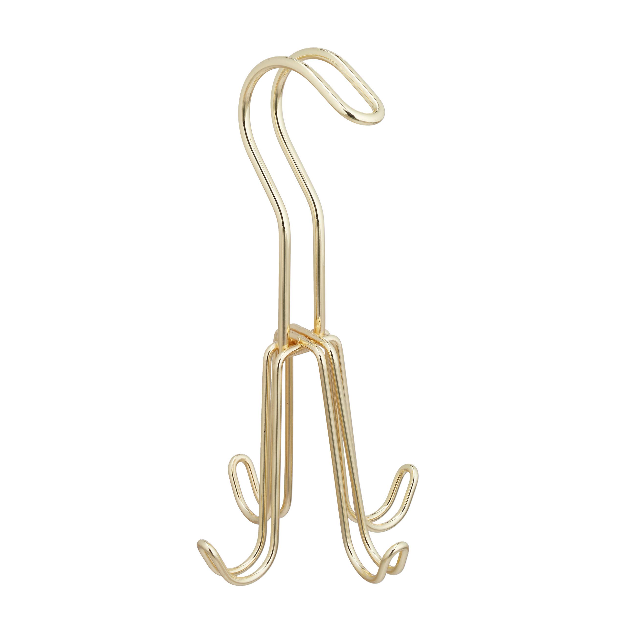 relaxdays-g-rtelhalter-gold-4-haken-g-rtelb-gel-18-x-9-x-9-cm-f-r-schrank-metall image 1