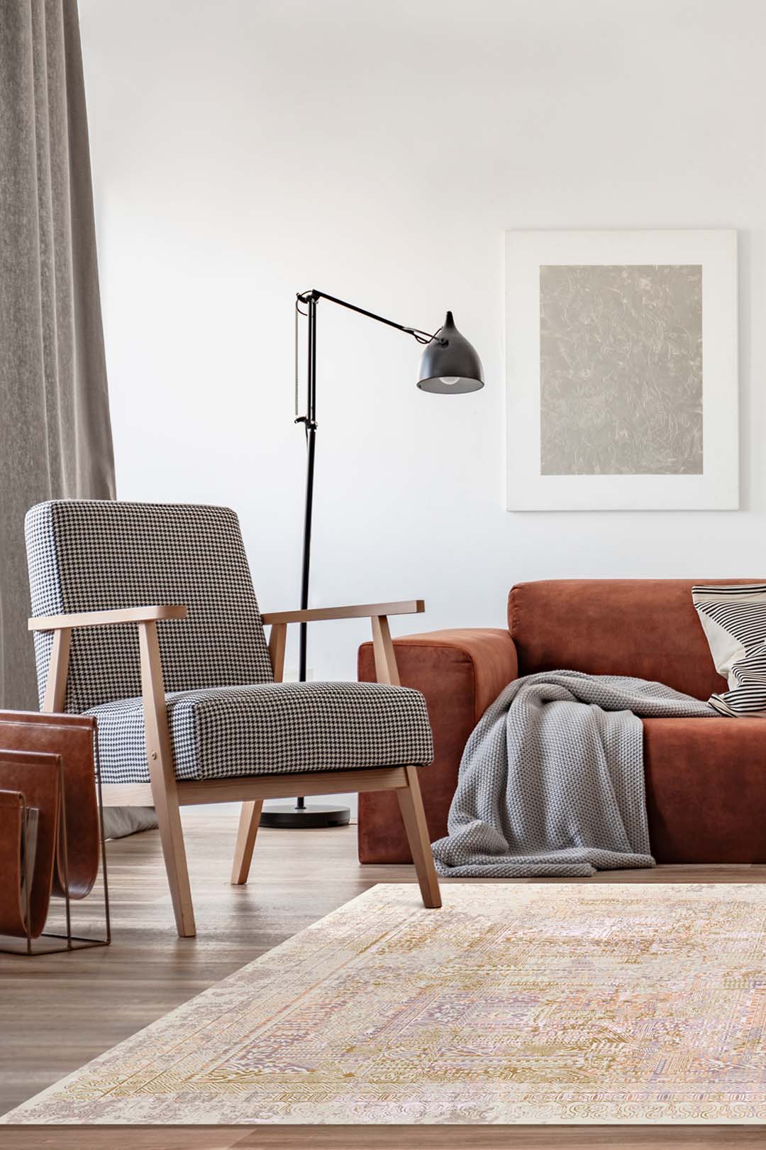 teppana-delia-morganit-teppich-mehrfarbiger-waschbarer-boho-teppich image 4