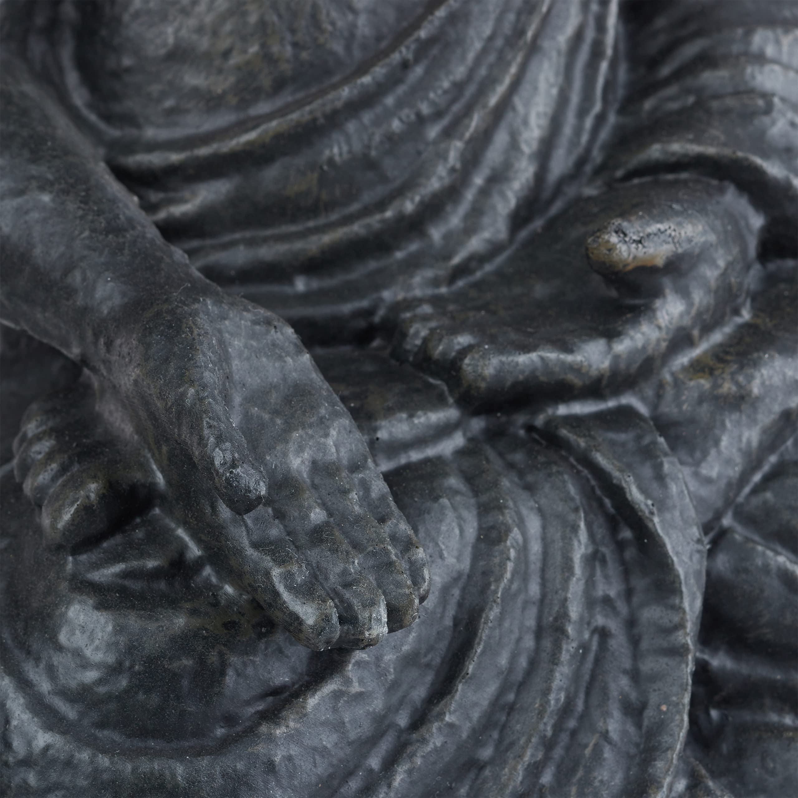 relaxdays-buddha-figur-sitzend-40-cm-feng-shui-garten-dekofigur-dunkelgrau image 8
