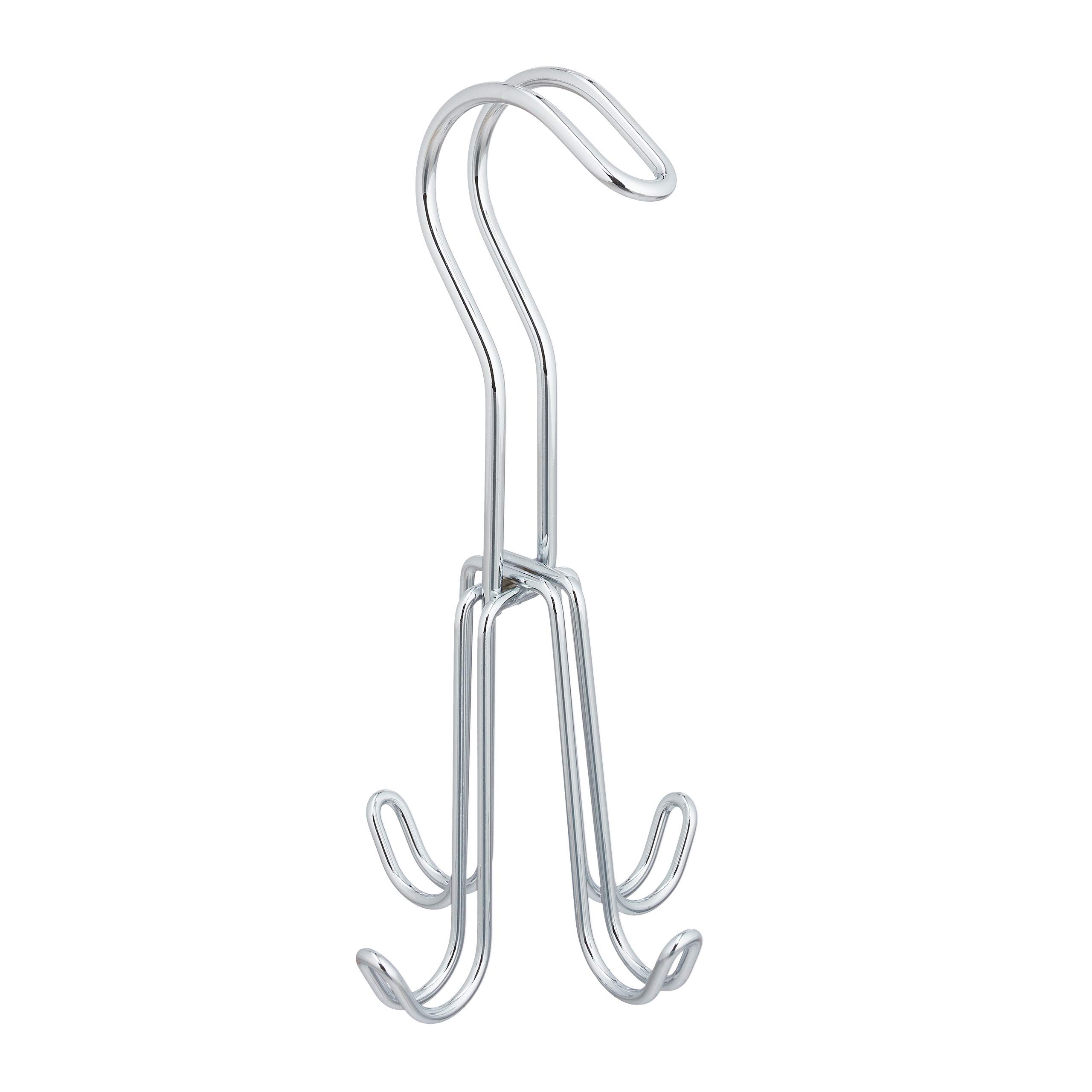 relaxdays-g-rtelhalter-silber-metall-4-haken-18-x-9-x-9-cm image 1