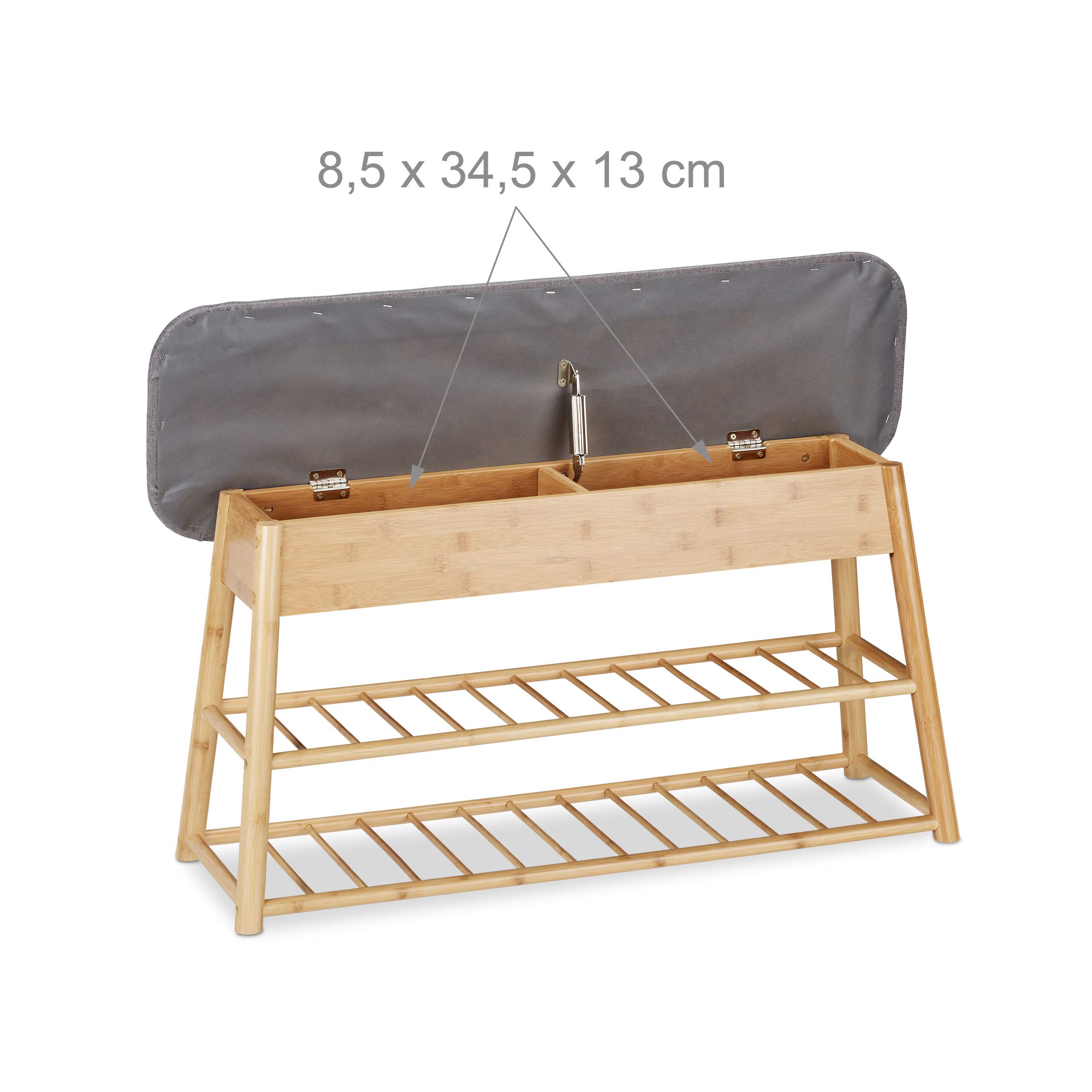 relaxdays-schuhbank-bambus-mit-sitzpolster-f-r-8-paare-natur-48x90x28-cm image 5
