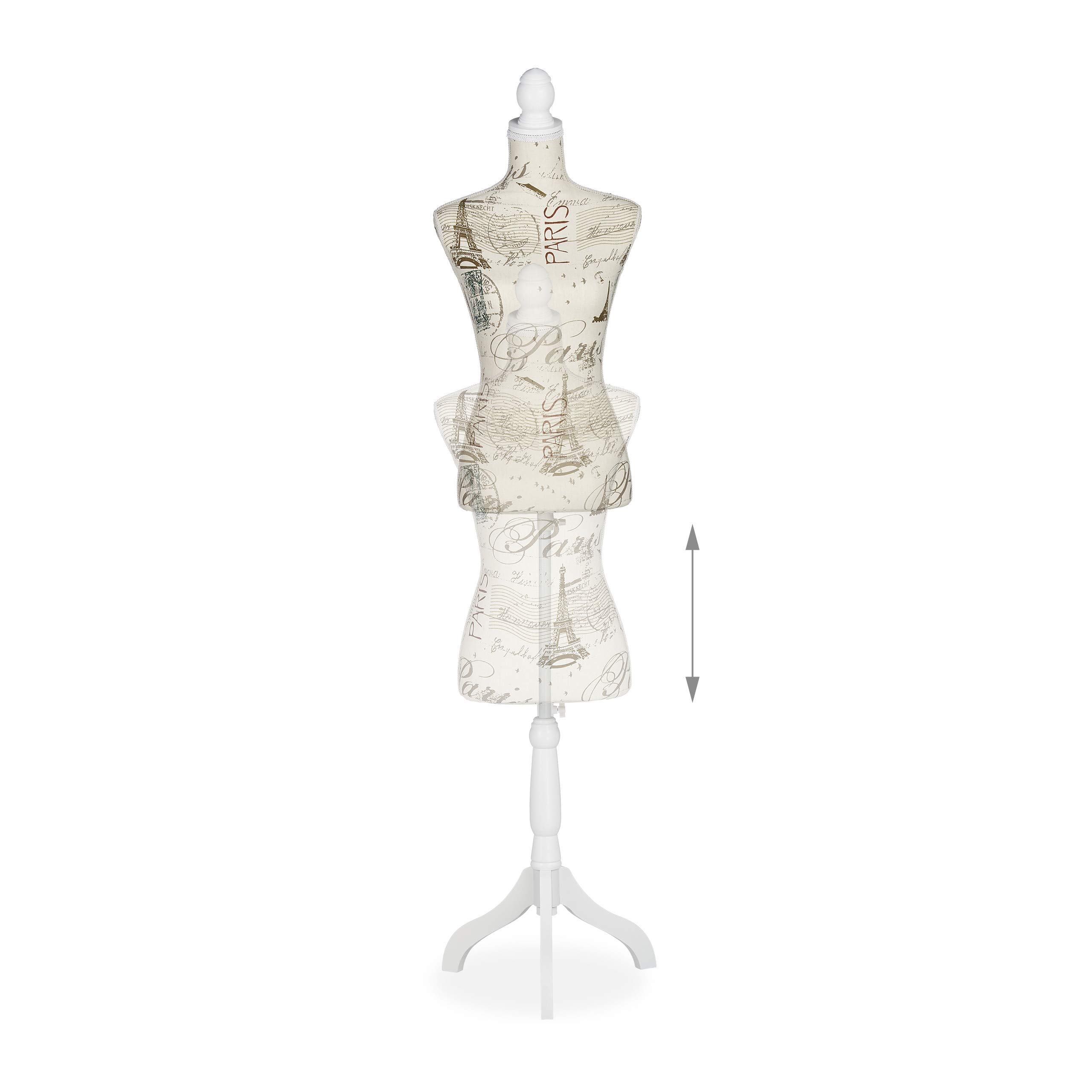 relaxdays-schneiderpuppe-weiblich-gr-36-38-creme-h-henverstellbar image 6